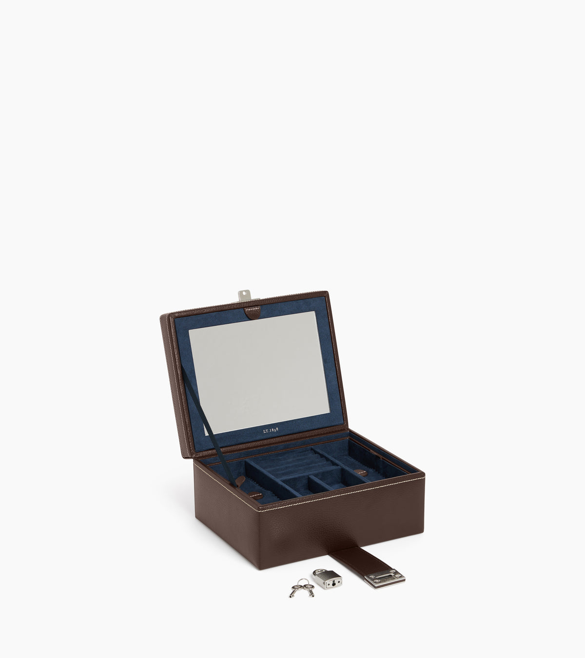 Boite à bijoux moyen modèle en cuir