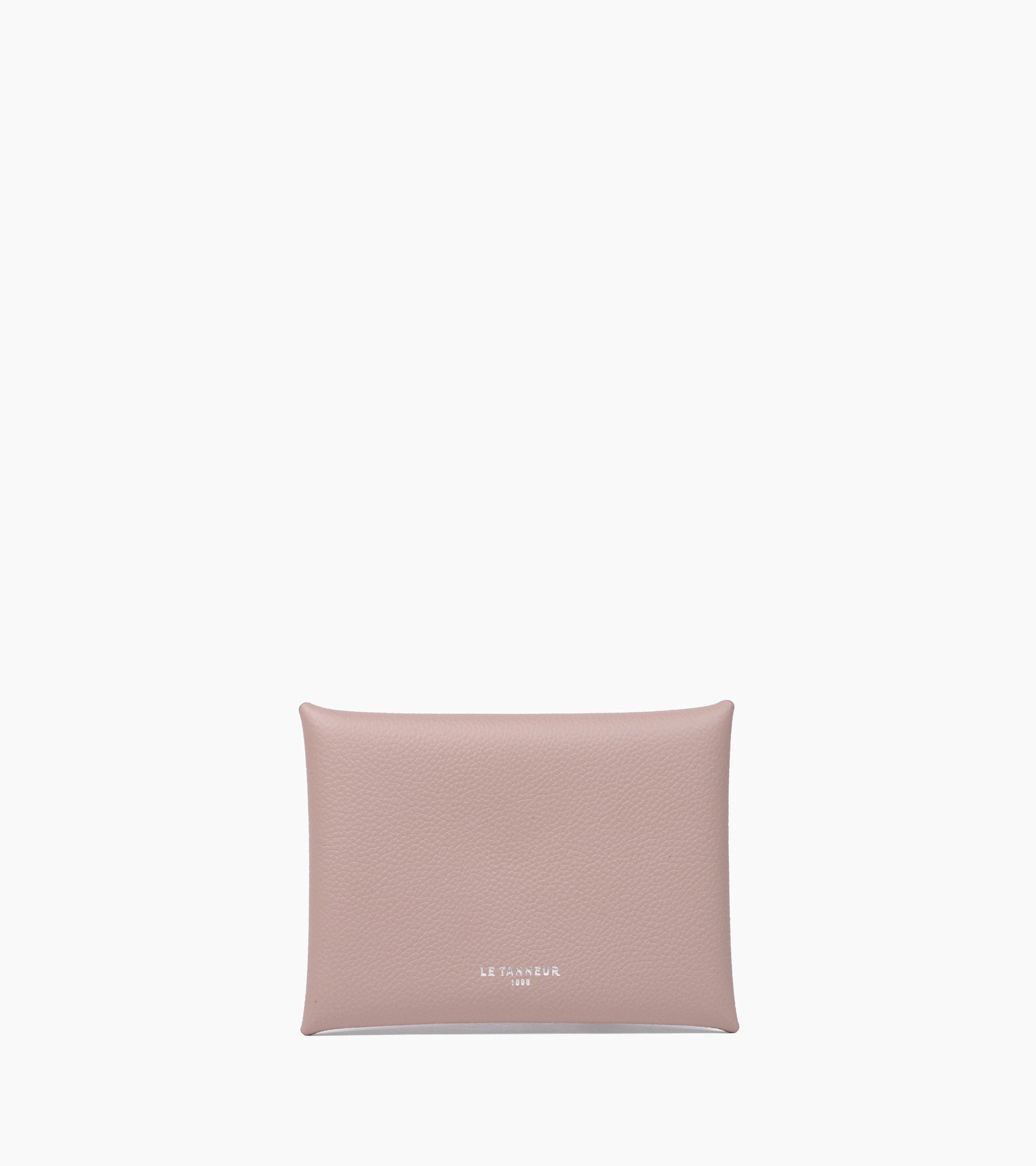 Envelope pouch in grained leather