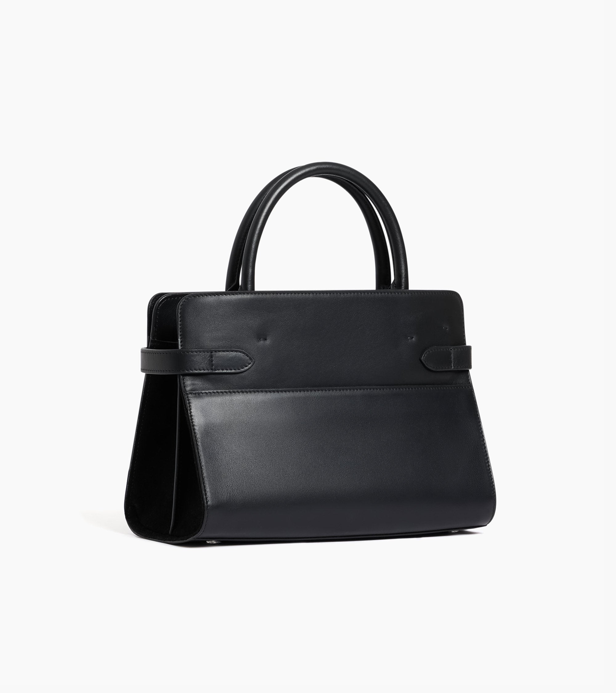 Mittelgroße Handtasche Emie aus Glattleder und nubuk