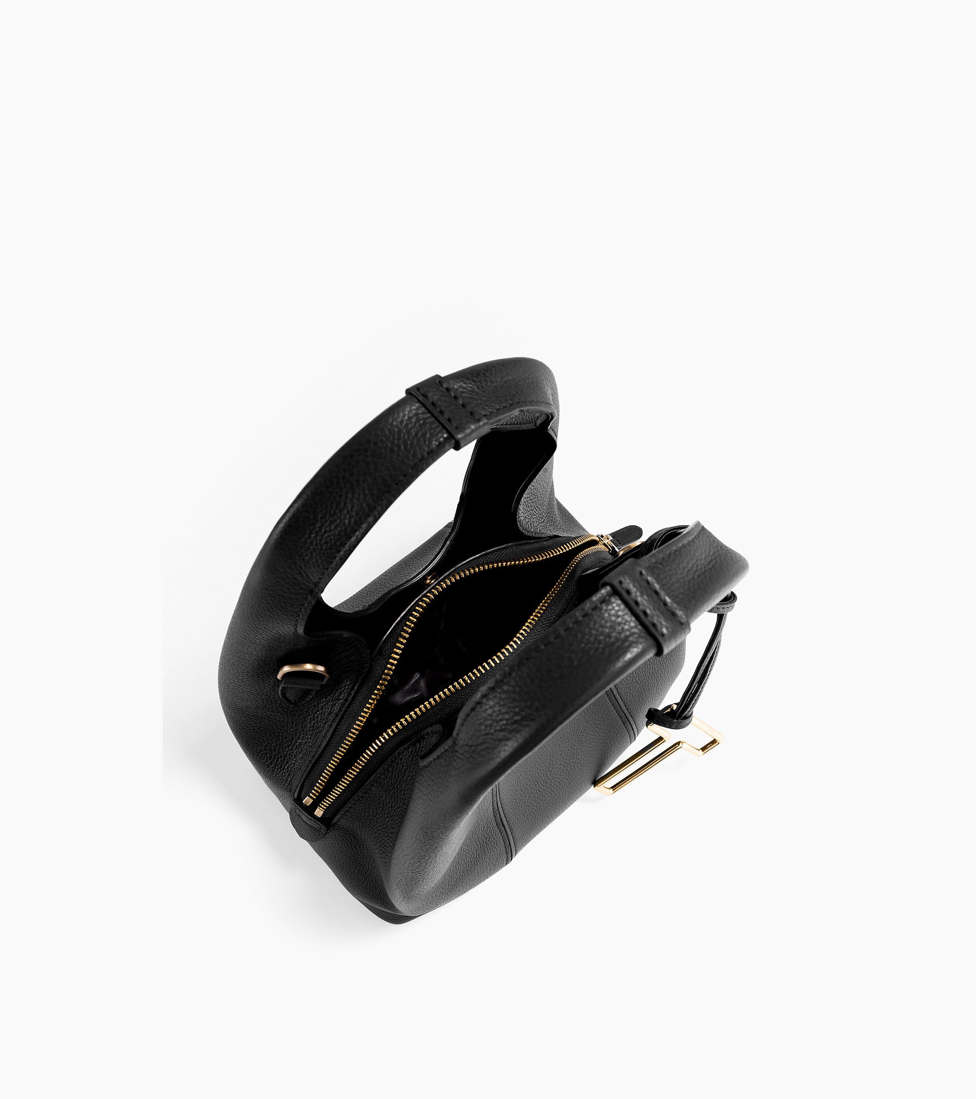 Small Juliette pebbled leather handbag