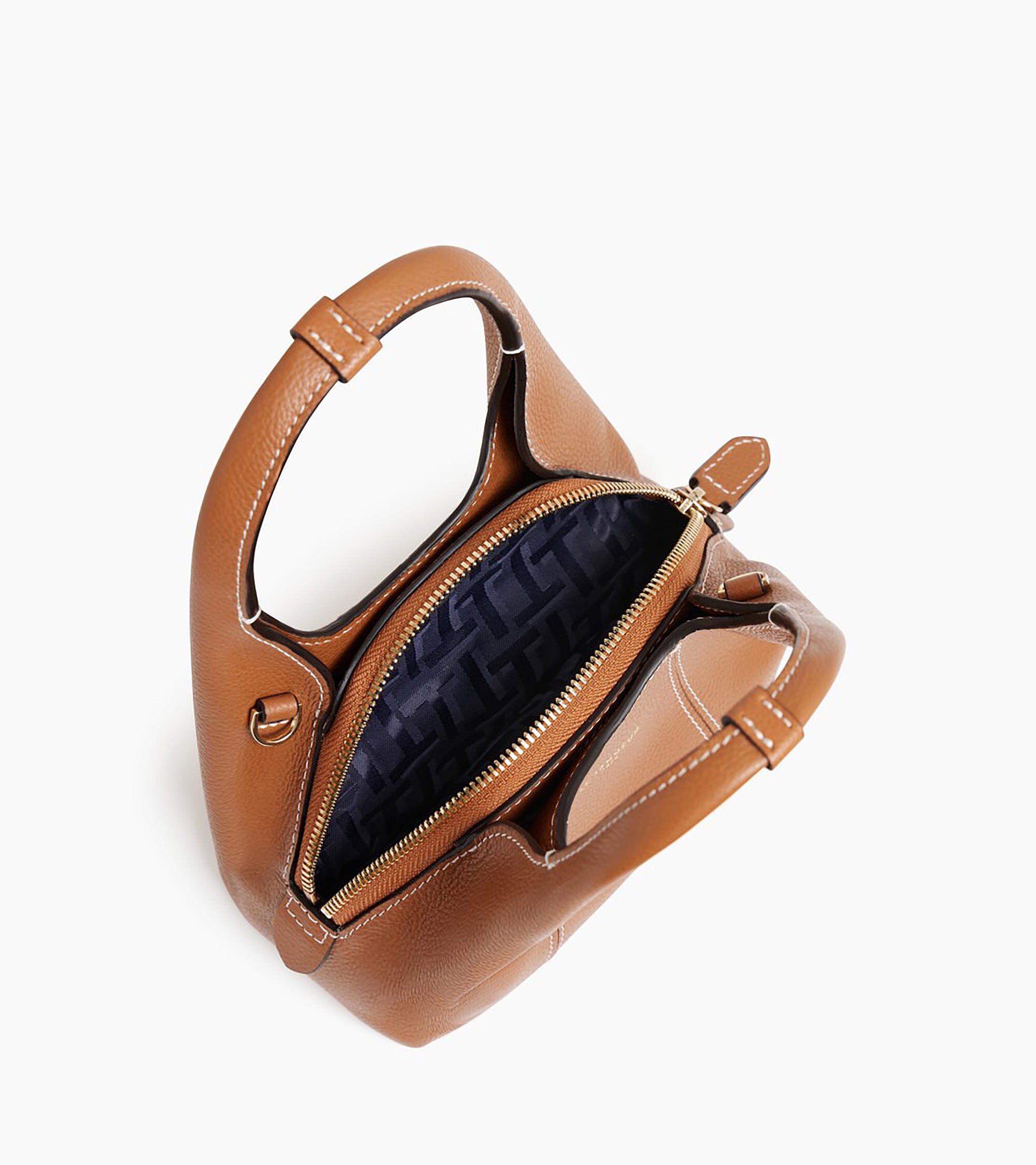 Juliette mini handbag in grained leather