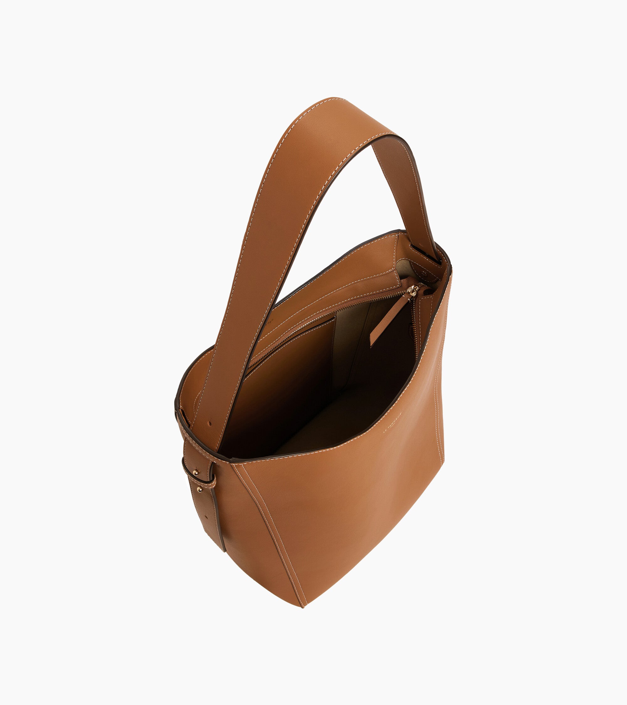 Bolso hobo mediano modelo Céleste de piel lisa