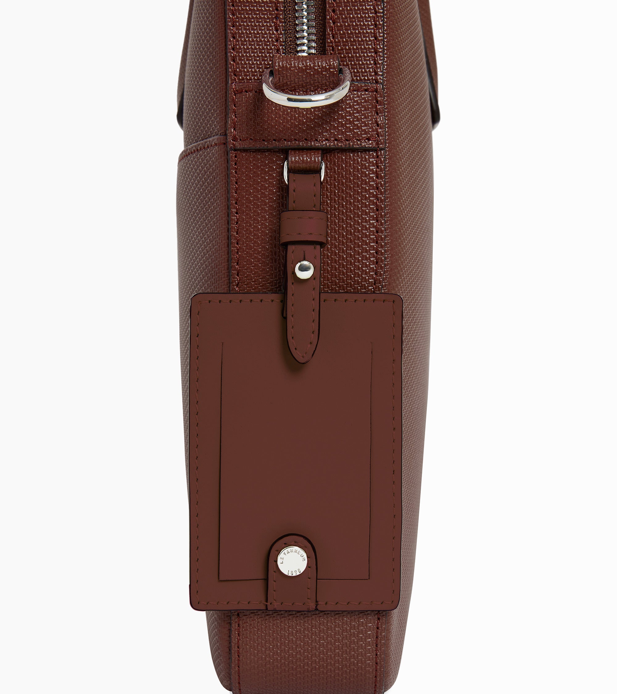 Emile slim 14" briefcase in signature t leather