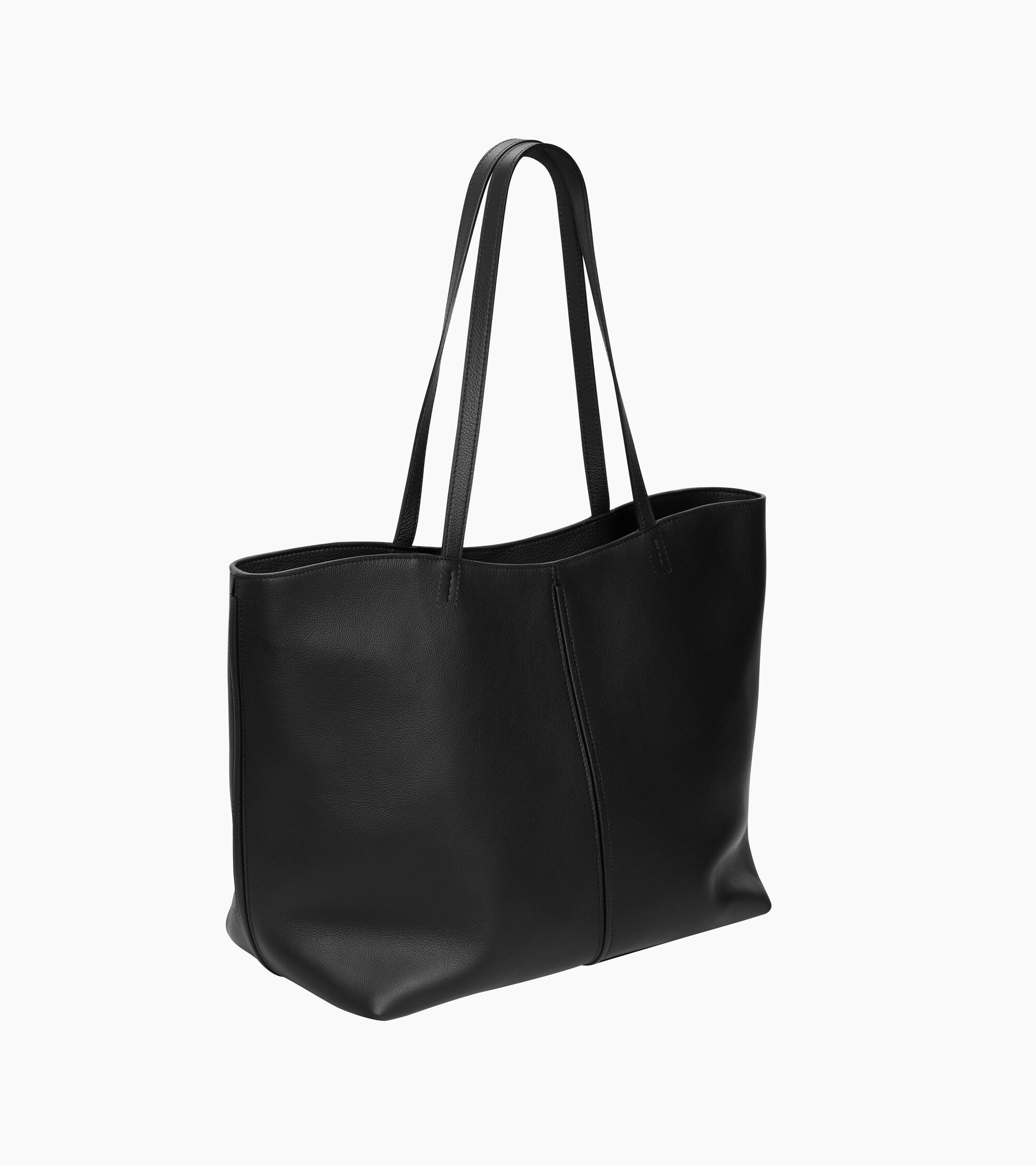 Bolso cabás grande Hortense de piel granulada de doble cara