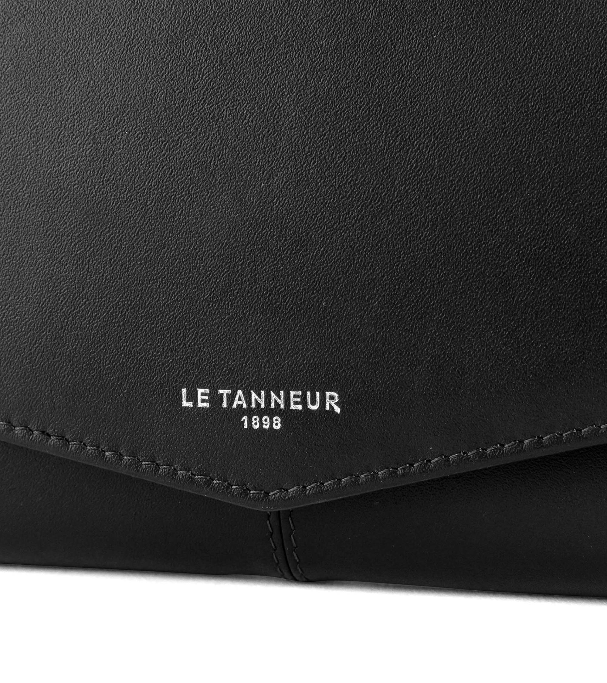 Portefeuille moyen modèle Charlotte en cuir lisse