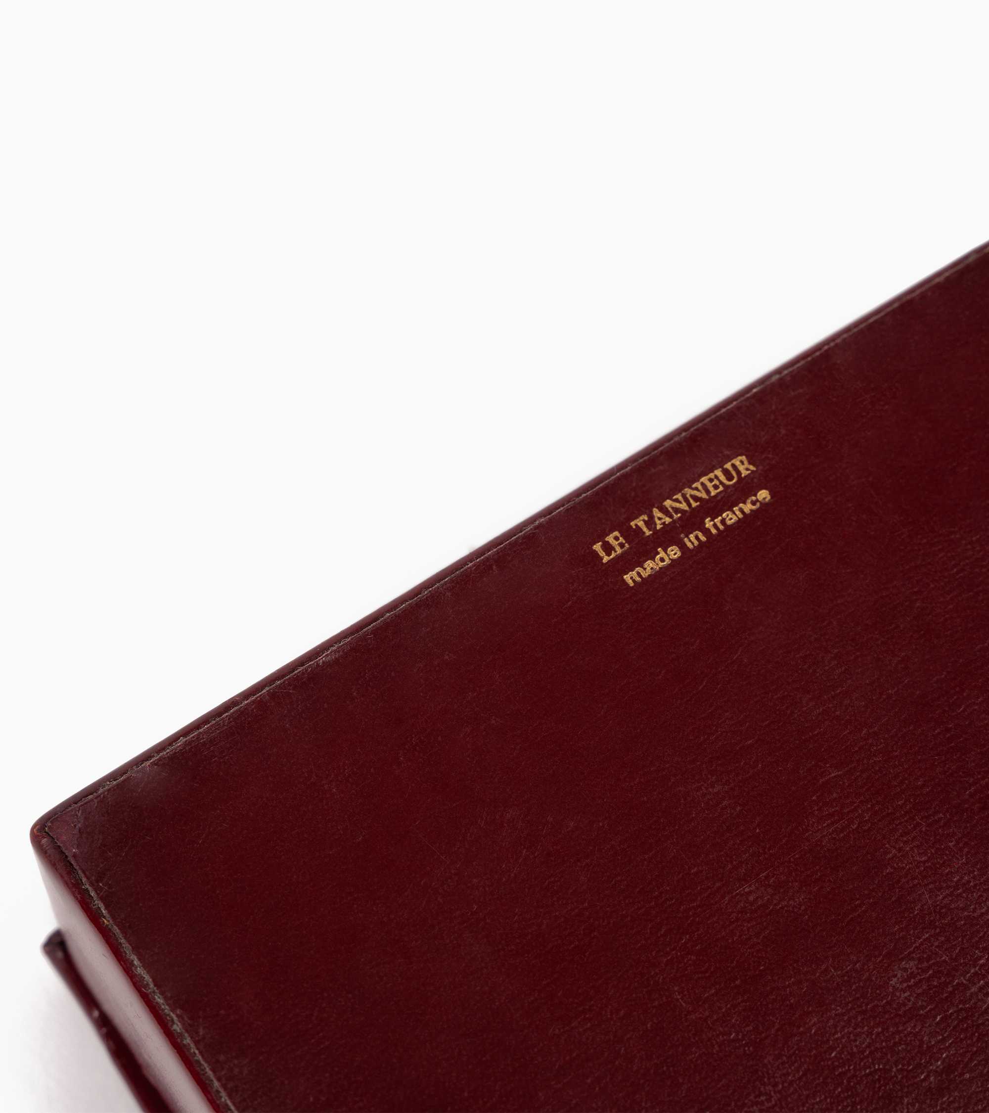 Coffret jeux de cartes petit modèle en cuir