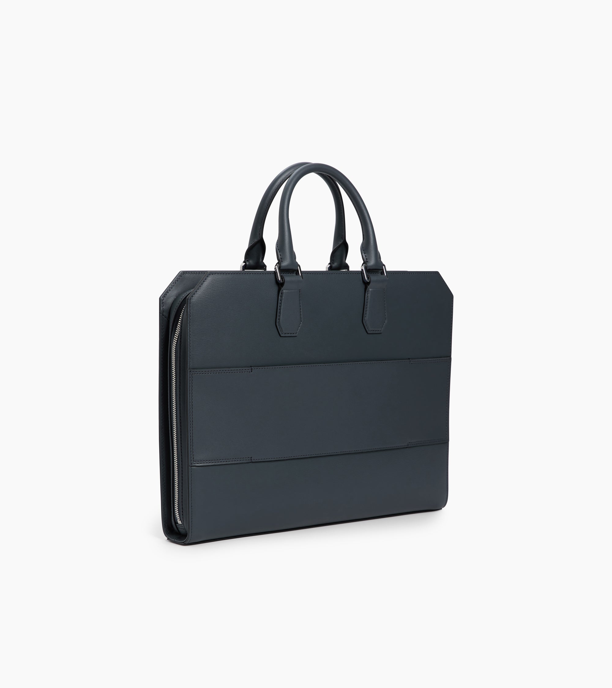 Portadocumentos slim de 15" Anatole en piel con corcho y piel lisa