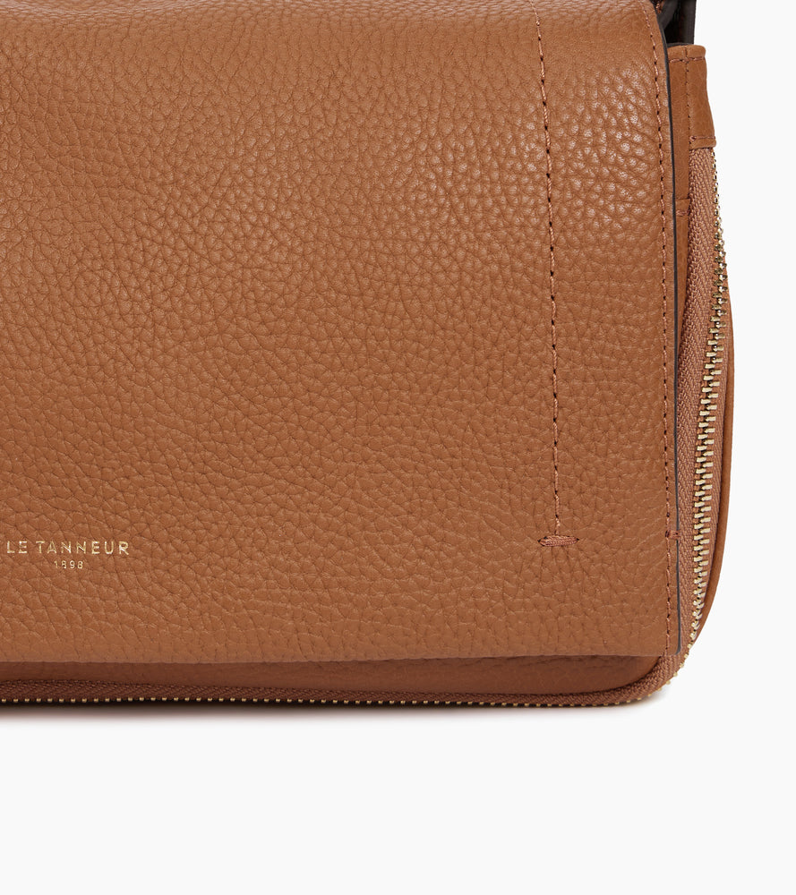 Aurore small shoulder bag in grained leather