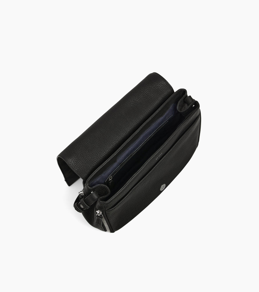 Aurore medium shoulder bag in grained leather
