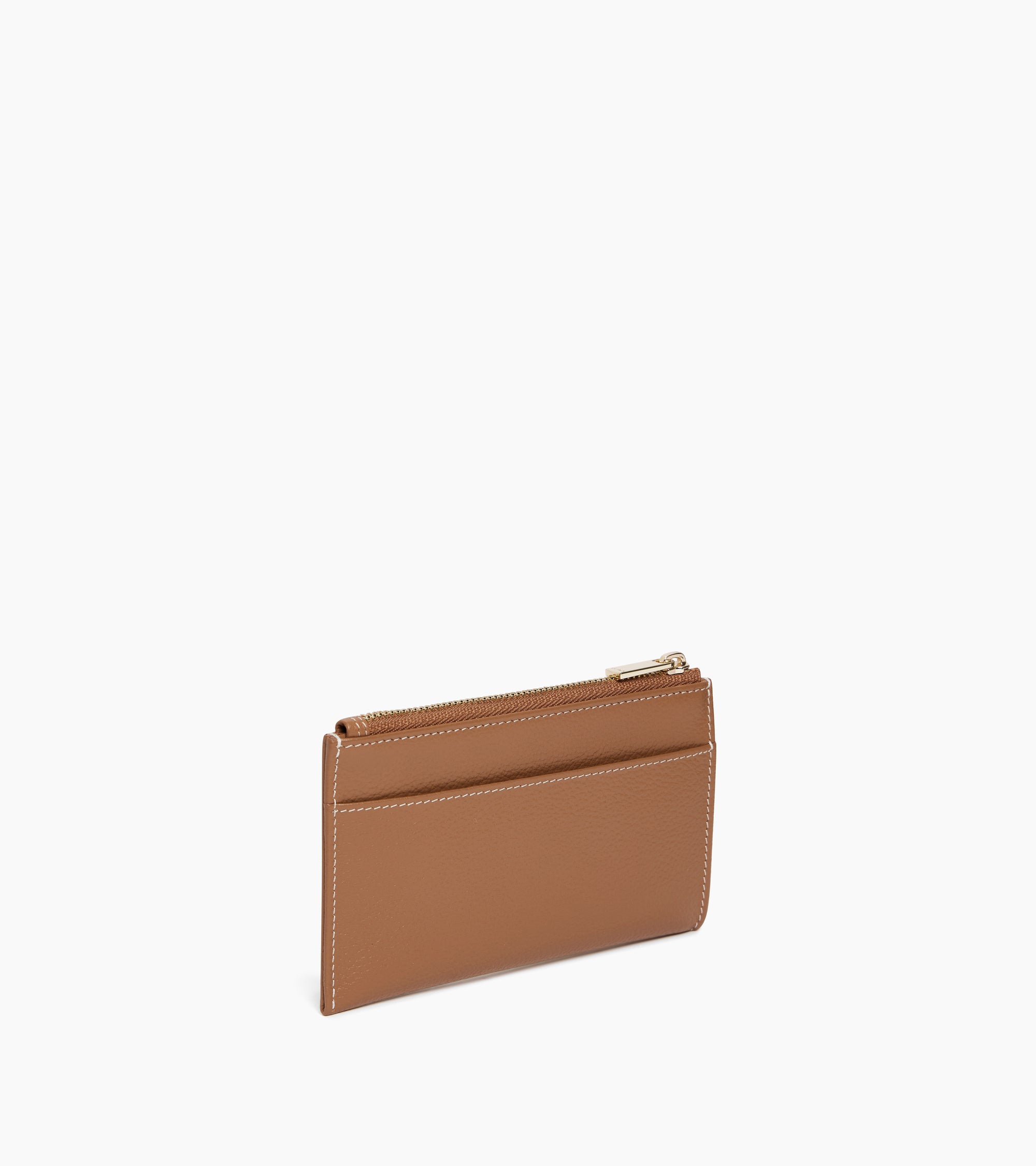 Albertine zipped key case in grained leather