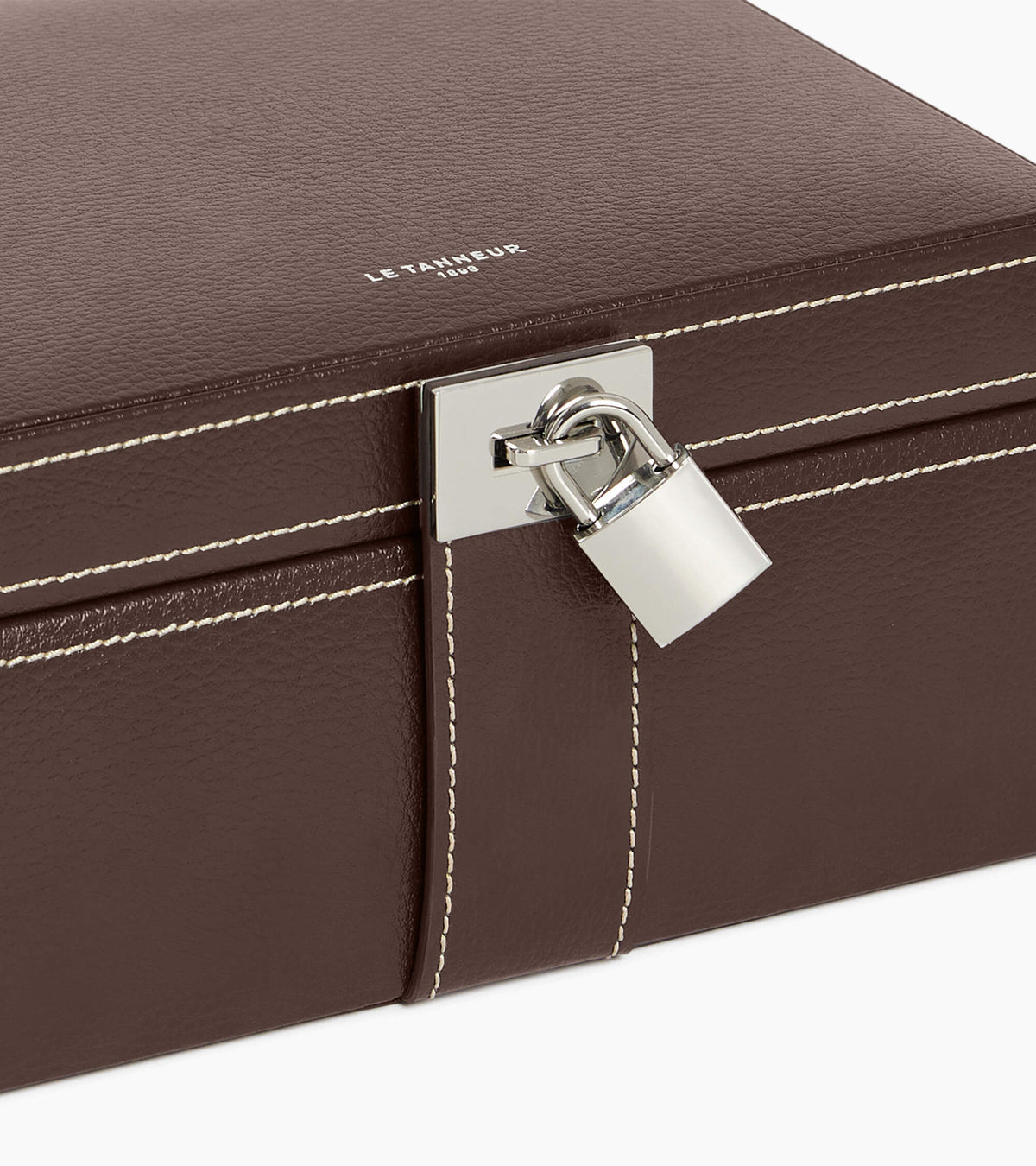 Boite à bijoux moyen modèle en cuir