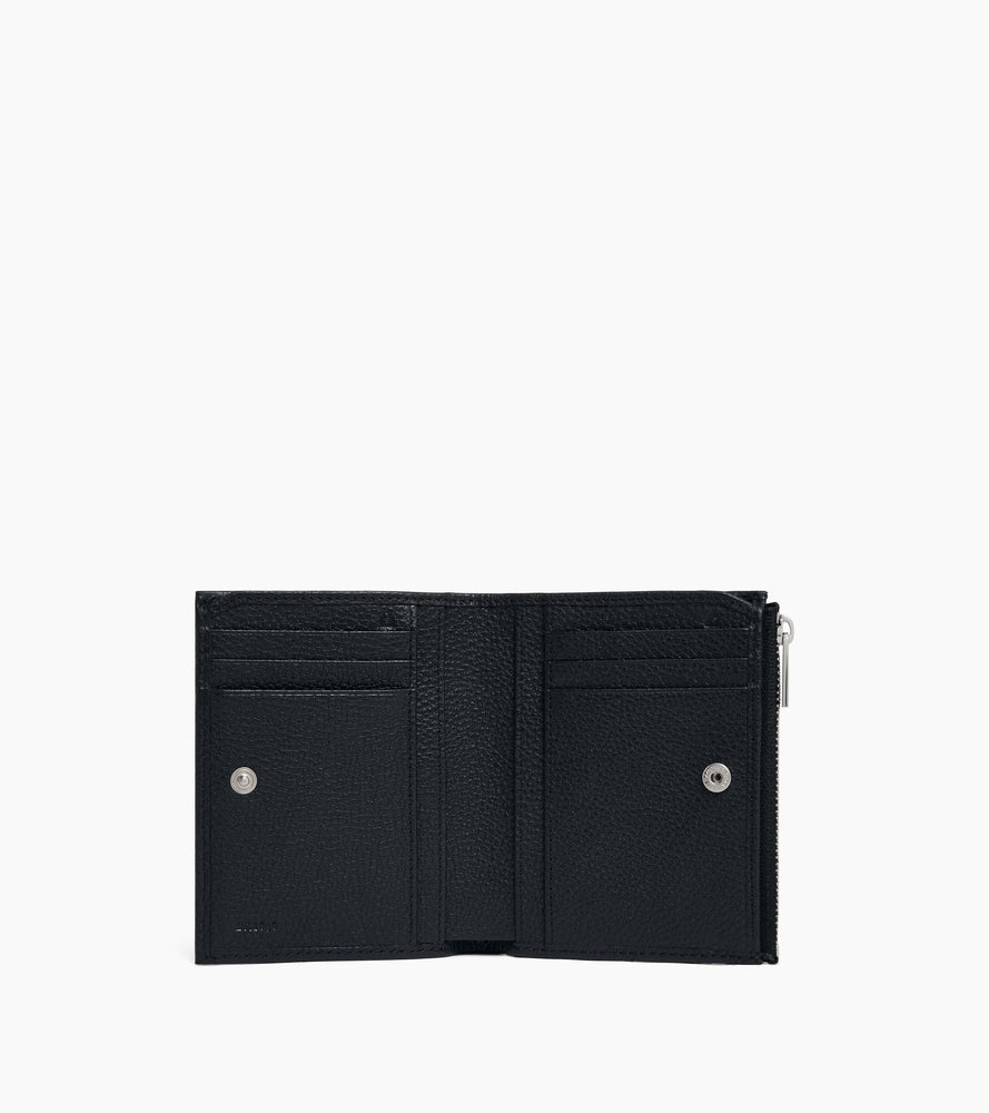 Charles グレインレザー ファスナー付き ミディアム 財布