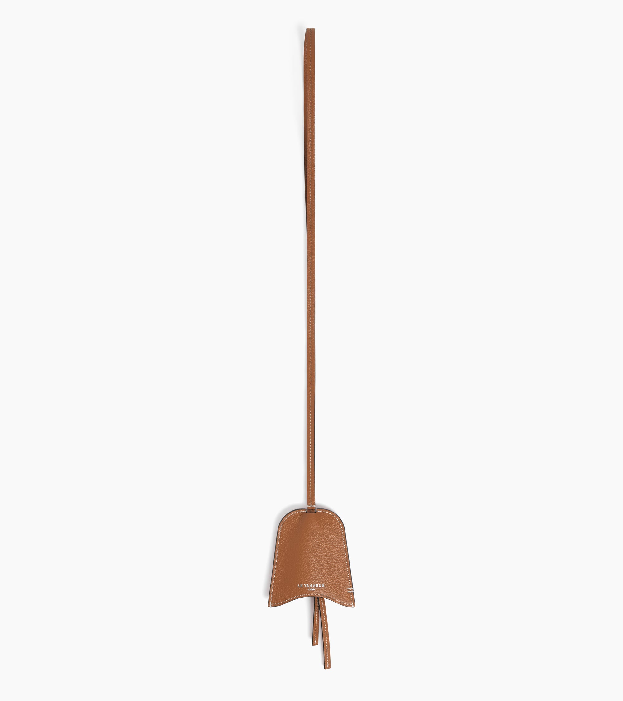 Etui clés charms en cuir grainé