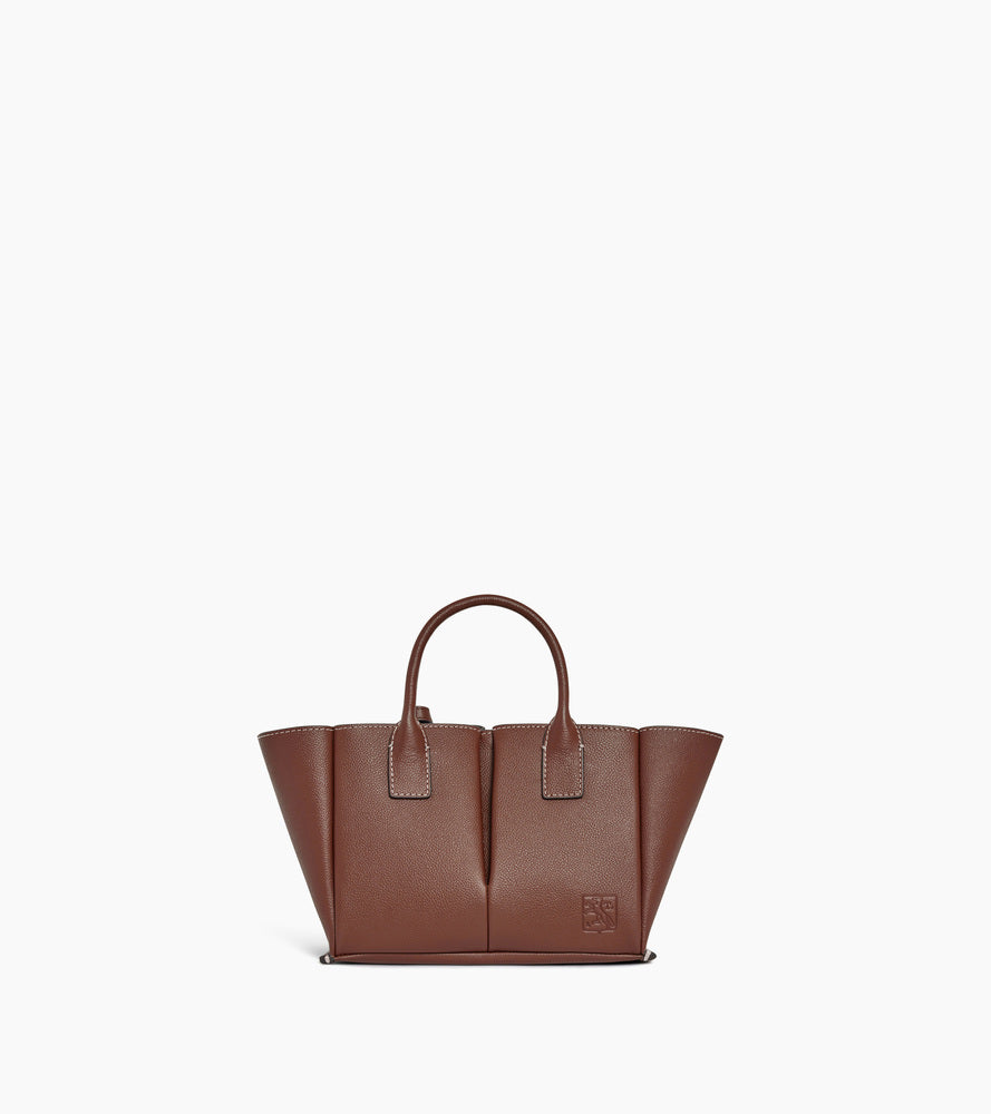 Pequeño bolso Elena de cuero texturizado