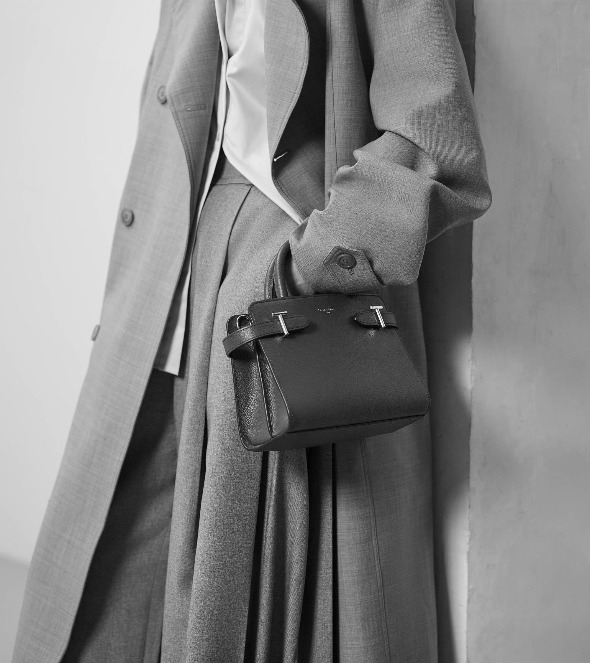 Bolso pequeño Emilie de piel texturizada
