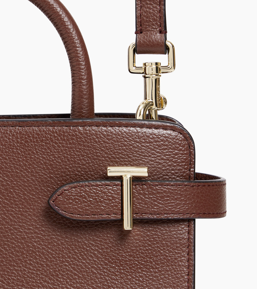 Bolso pequeño Emilie de piel texturizada