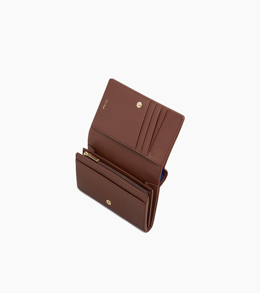 Portefeuille Emilie en cuir grainé