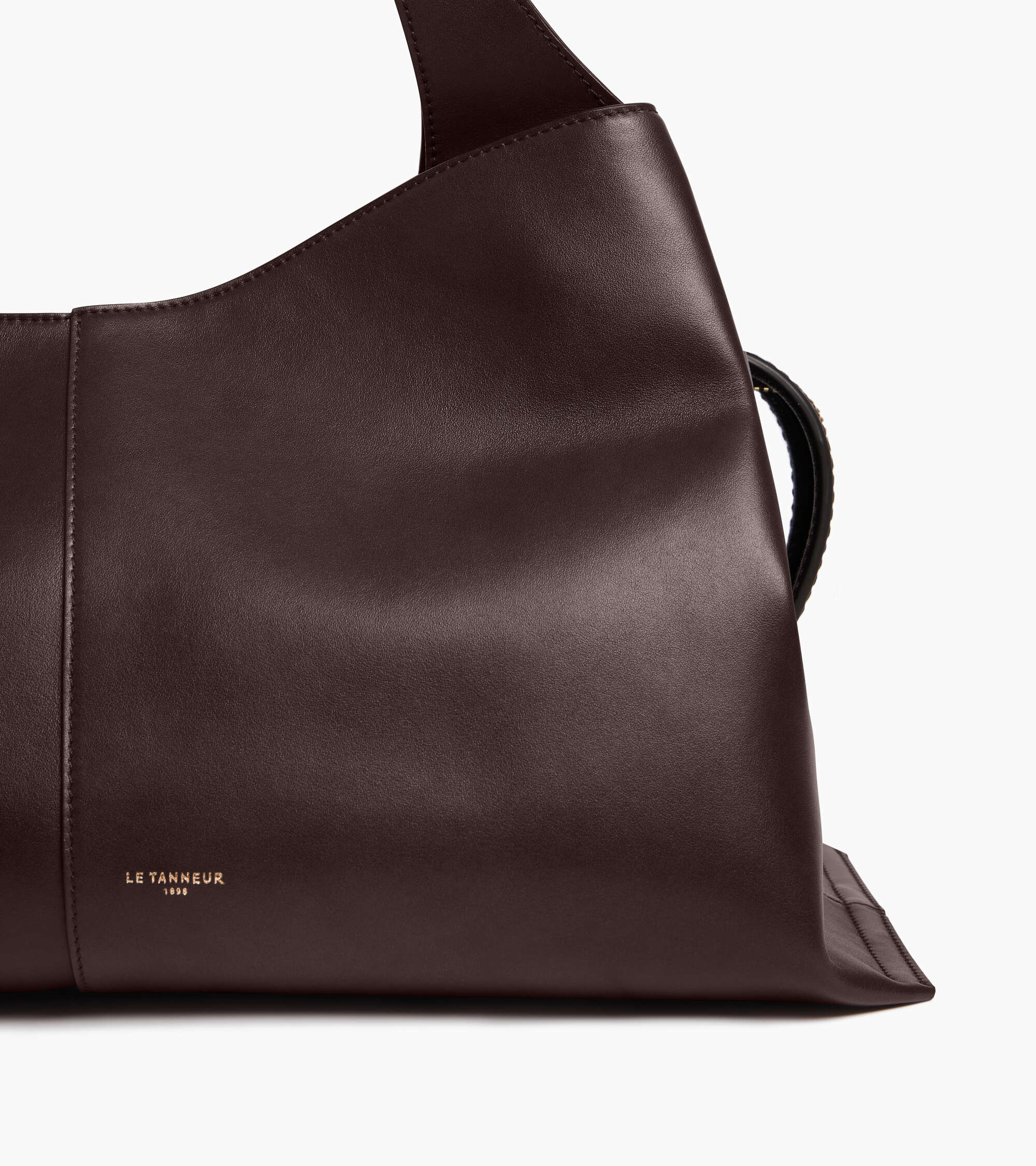 Bolso cabás grande Félicie de cuero liso