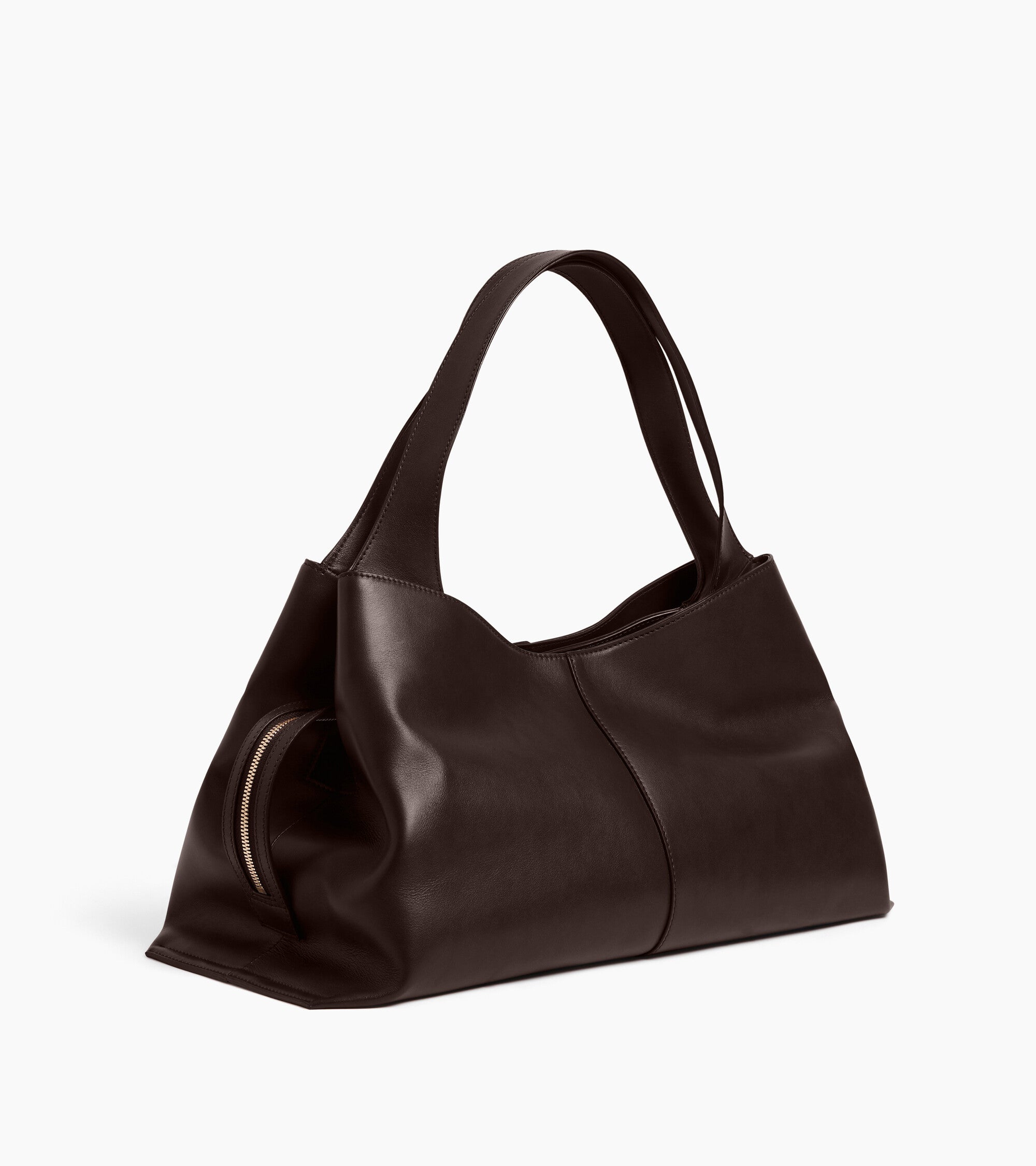Bolso cabás grande Félicie de cuero liso