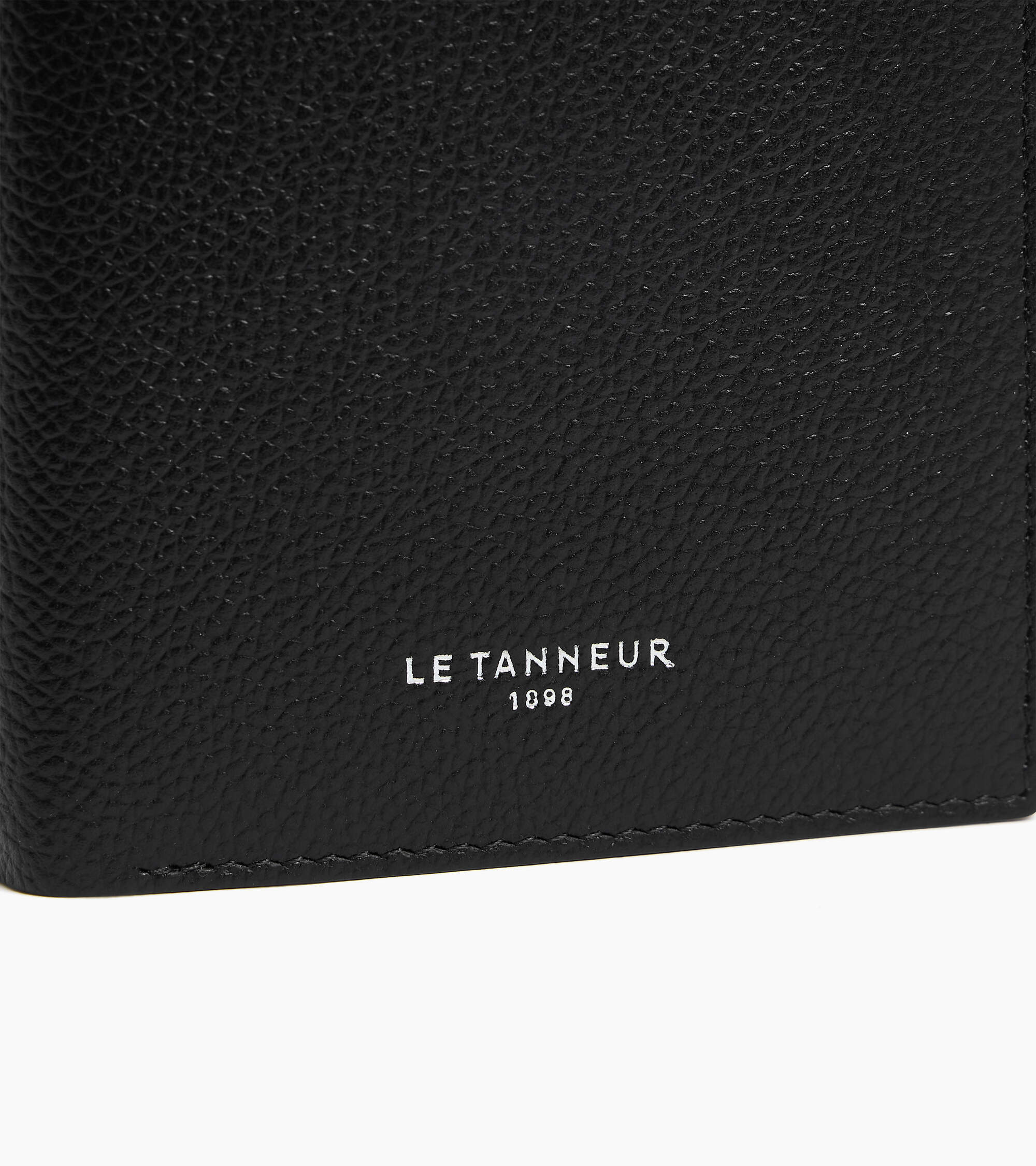 Lucien グレインレザー ファスナー付き ミディアム 縦型 財布