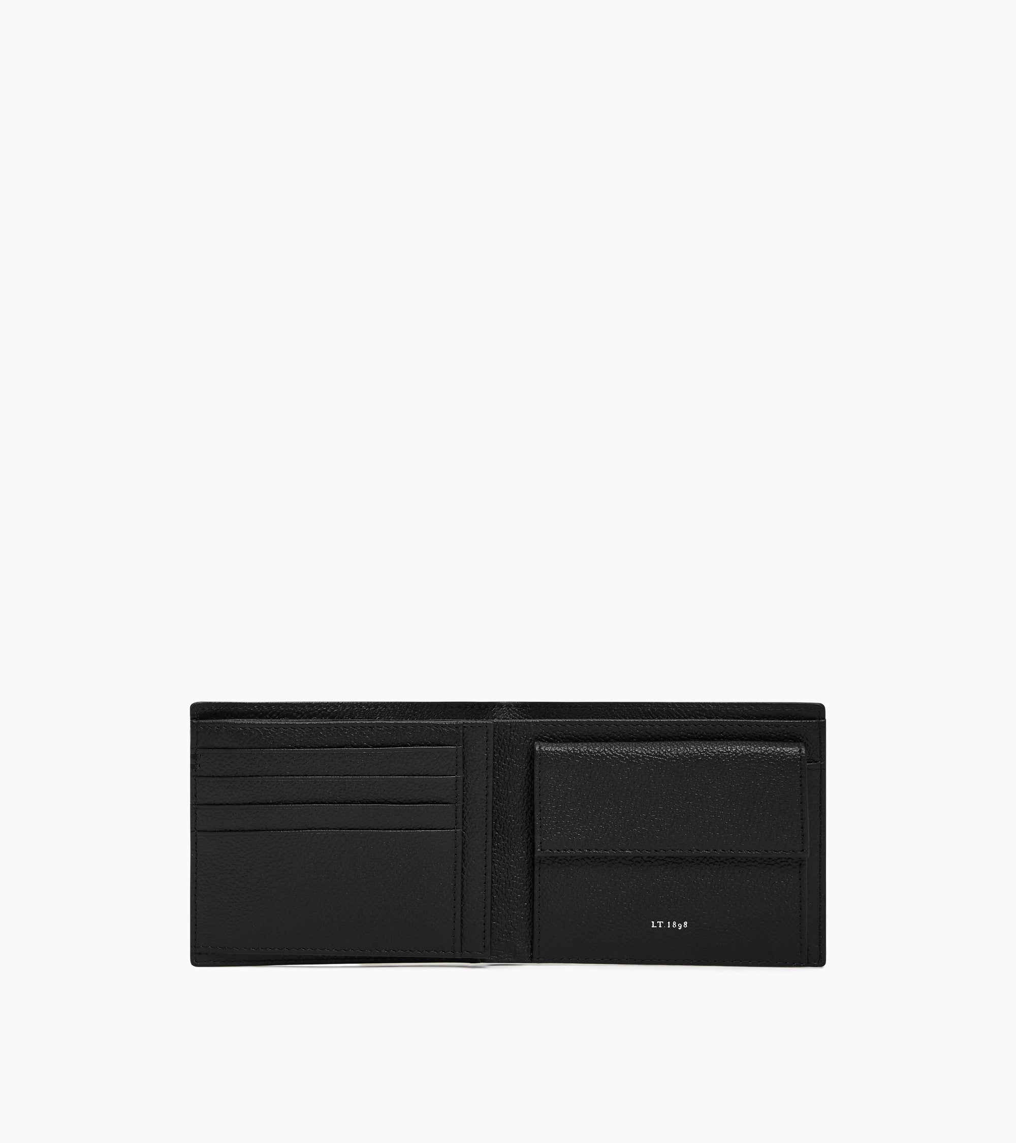 Lucien グレインレザー フラップ付き 二つ折り財布