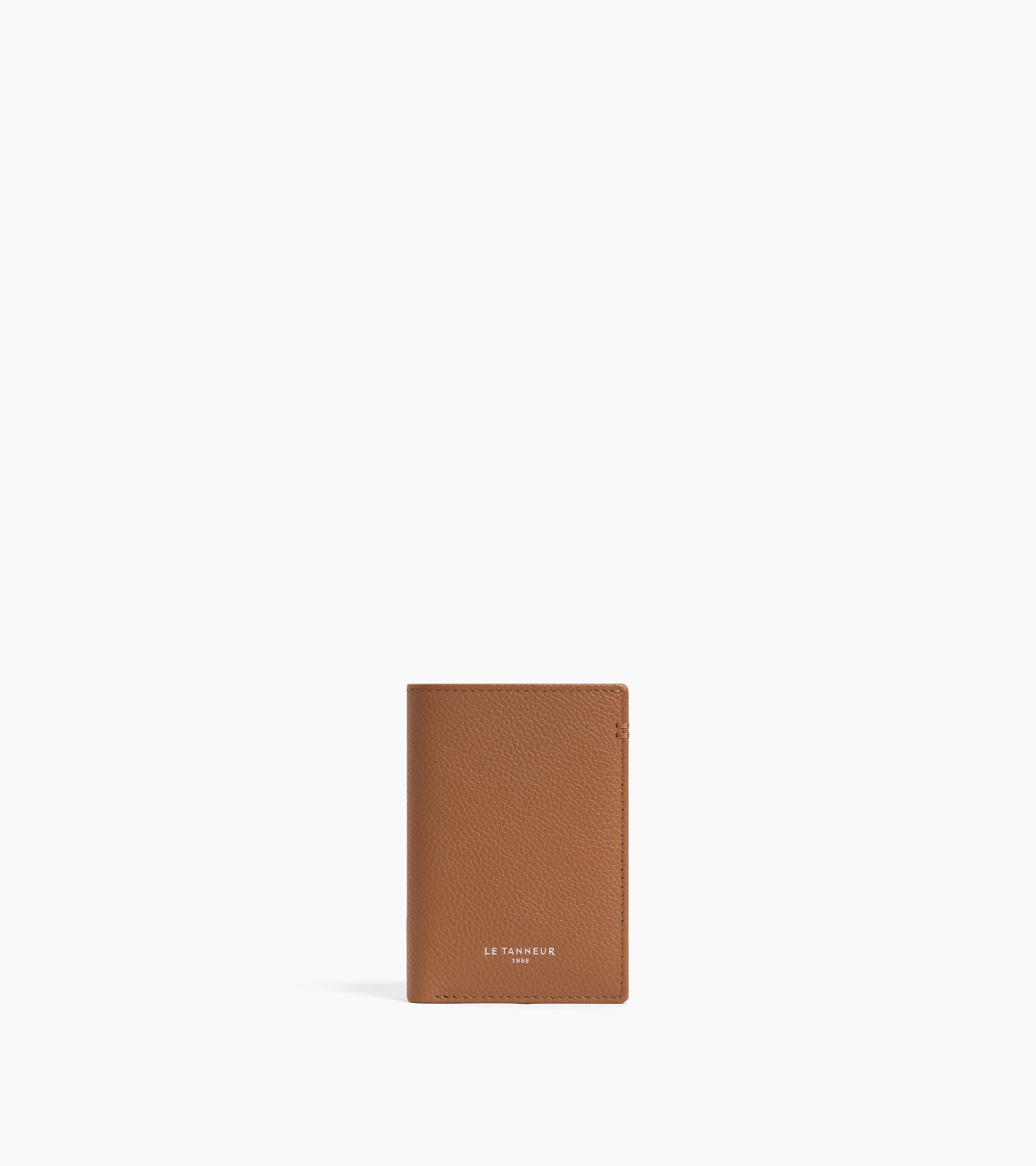 Petit porte cartes Lucien en cuir grainé