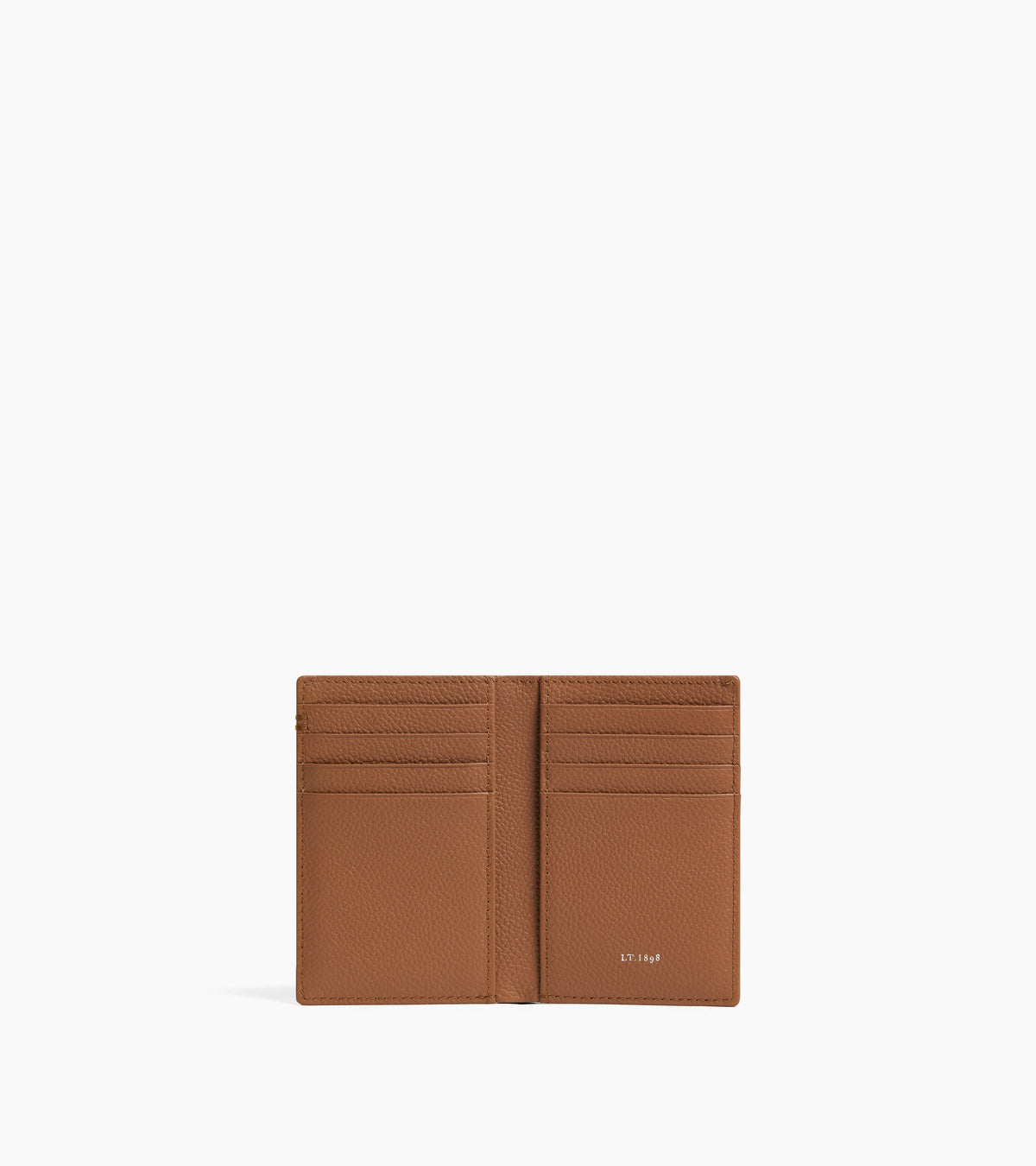 Petit porte cartes Lucien en cuir grainé