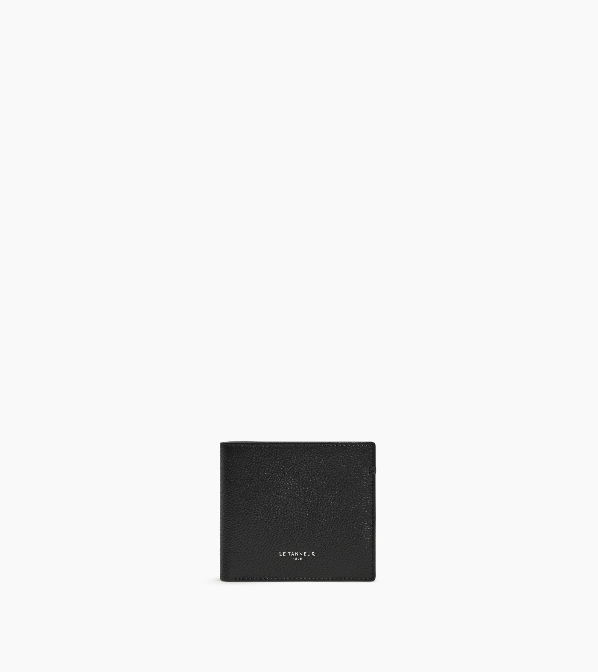 Kartenetui im Querformat Lucien aus genarbtem Leder