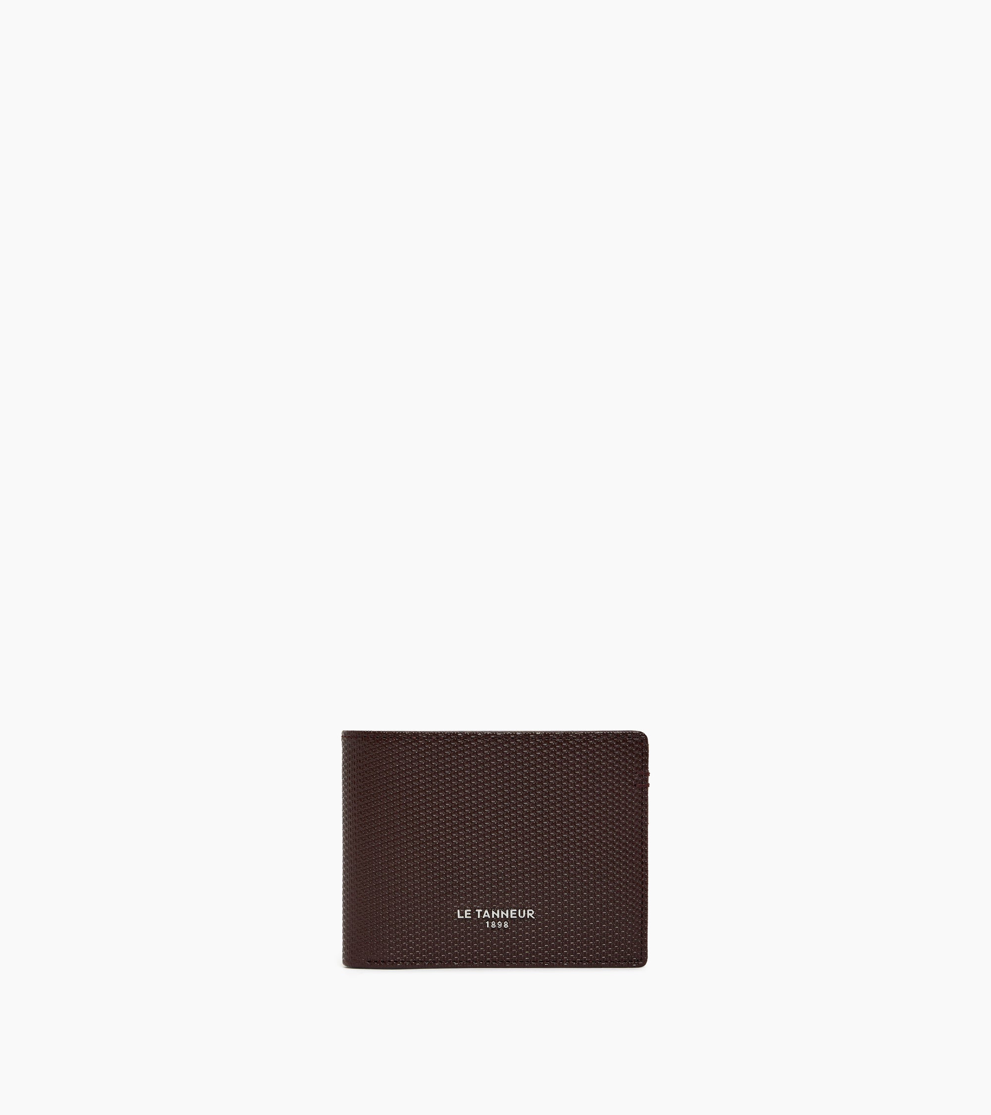 Lucien T シグネチャーレザー ファスナー付き 横型 財布