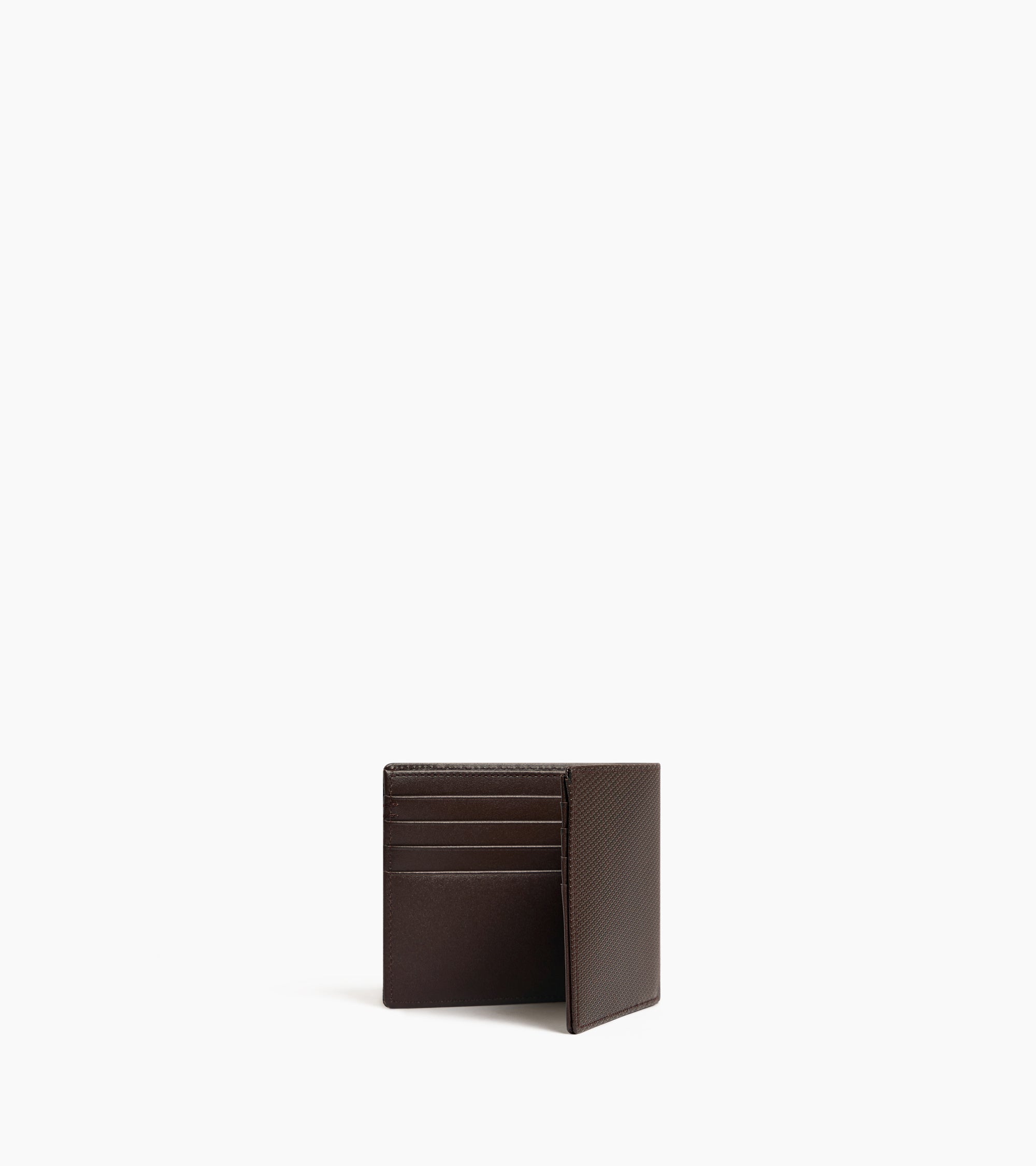 Lucien horizontal card holder signature T leather