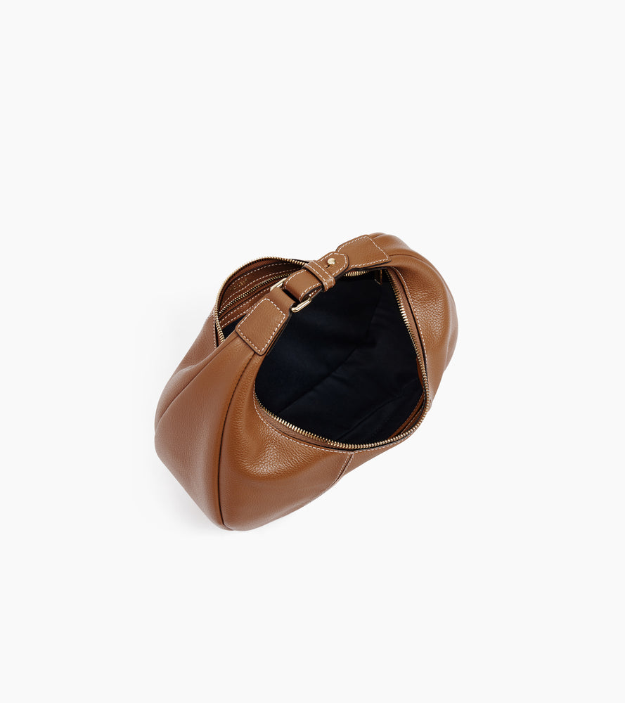 Bolso hobo pequeño Juliette de cuero granulado