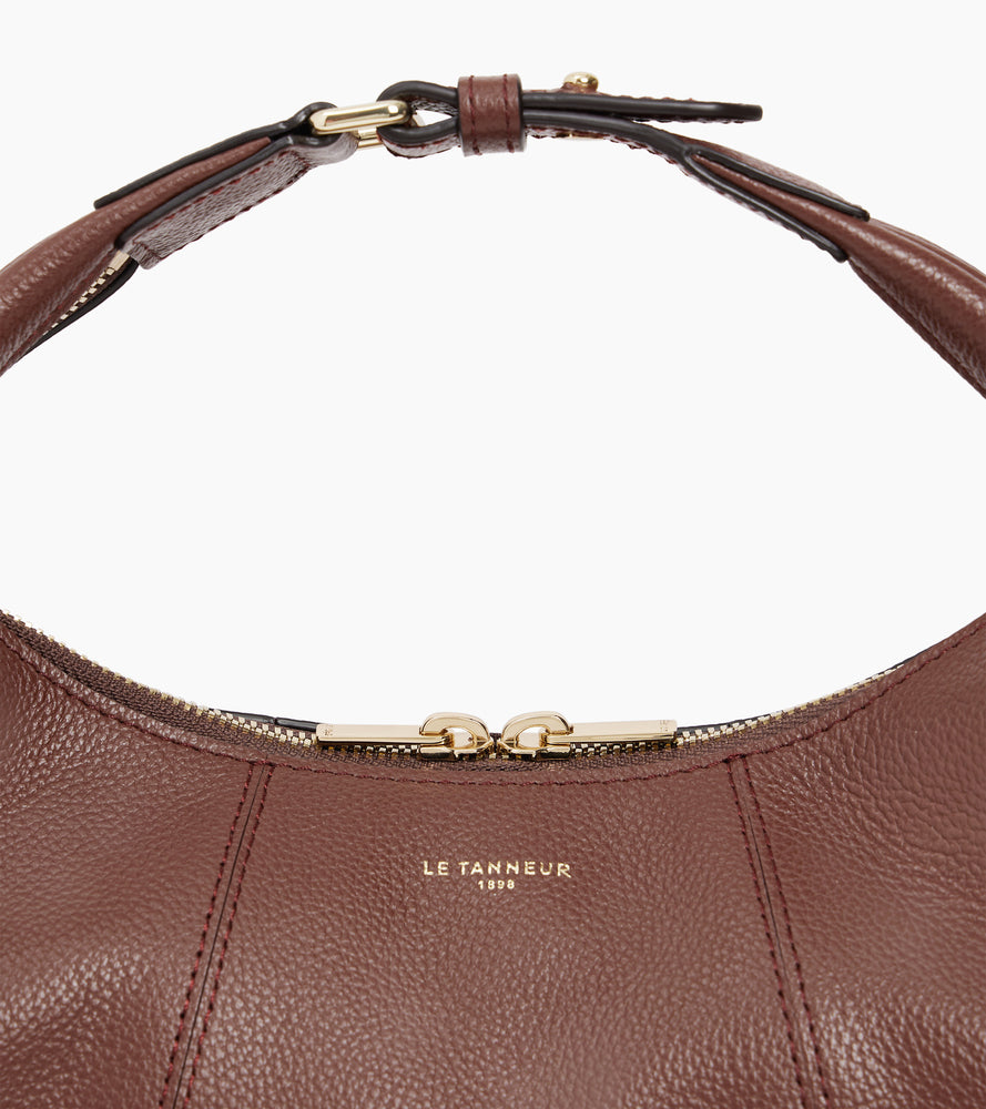 Bolso hobo pequeño Juliette de cuero granulado