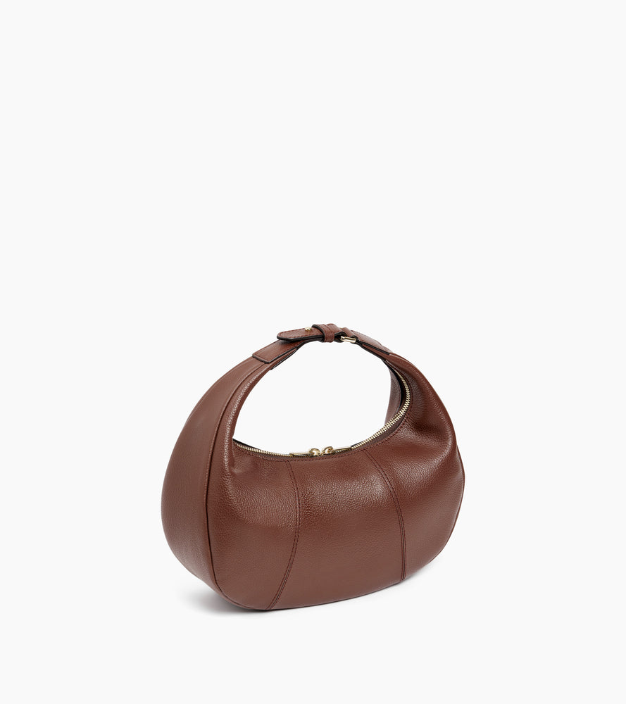 Petit sac hobo Juliette en cuir grainé