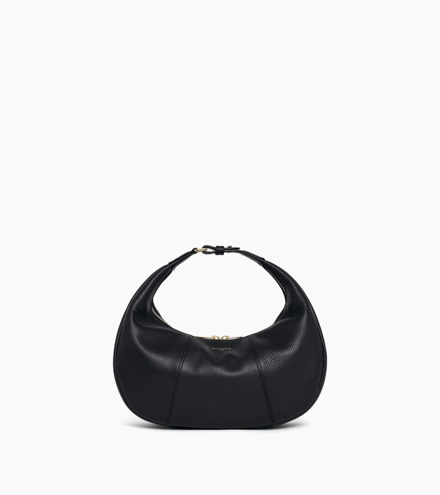 Small Hobo Bag in grained leather