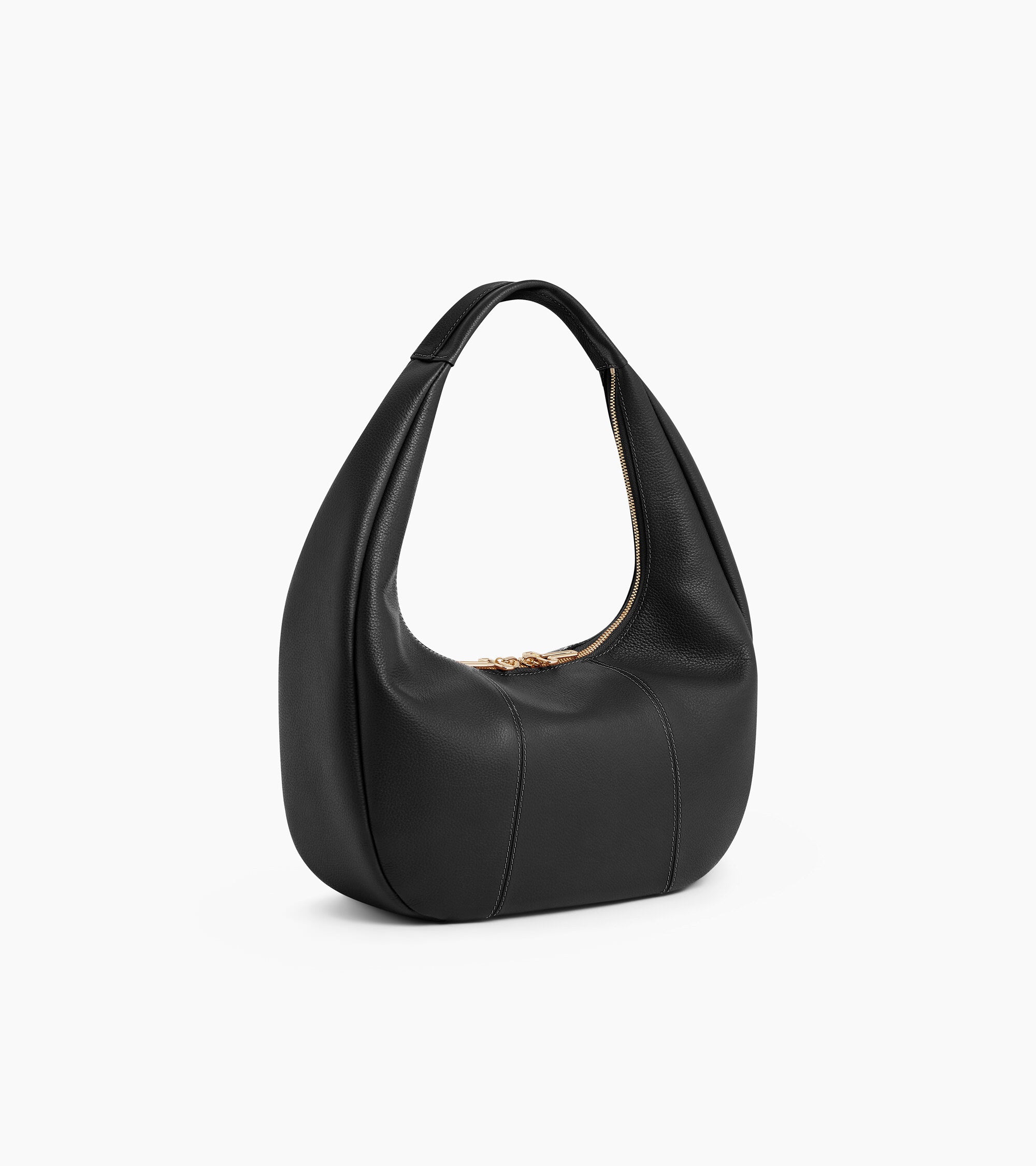 Grand sac hobo Juliette en cuir grainé