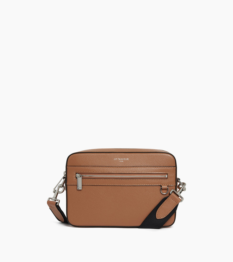 Bolso bandolera pequeño Emile de cuero granulado