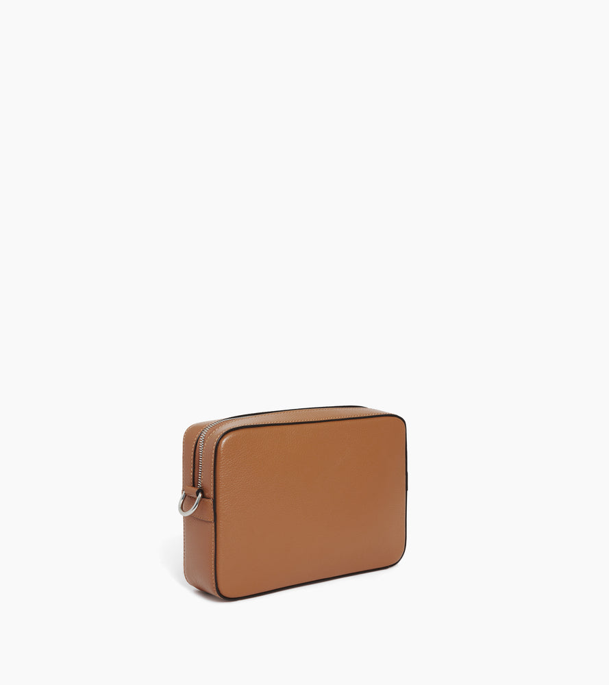 Bolso bandolera pequeño Emile de cuero granulado