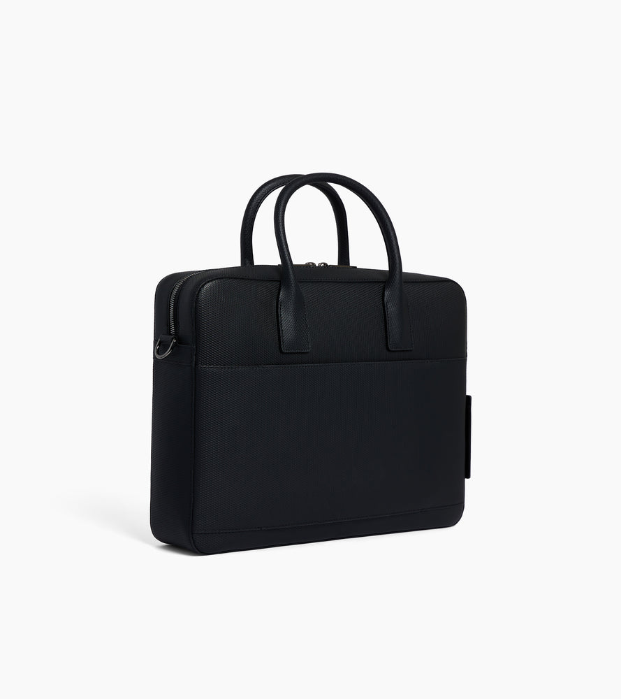 Porte documents 14" Emile en cuir signature T