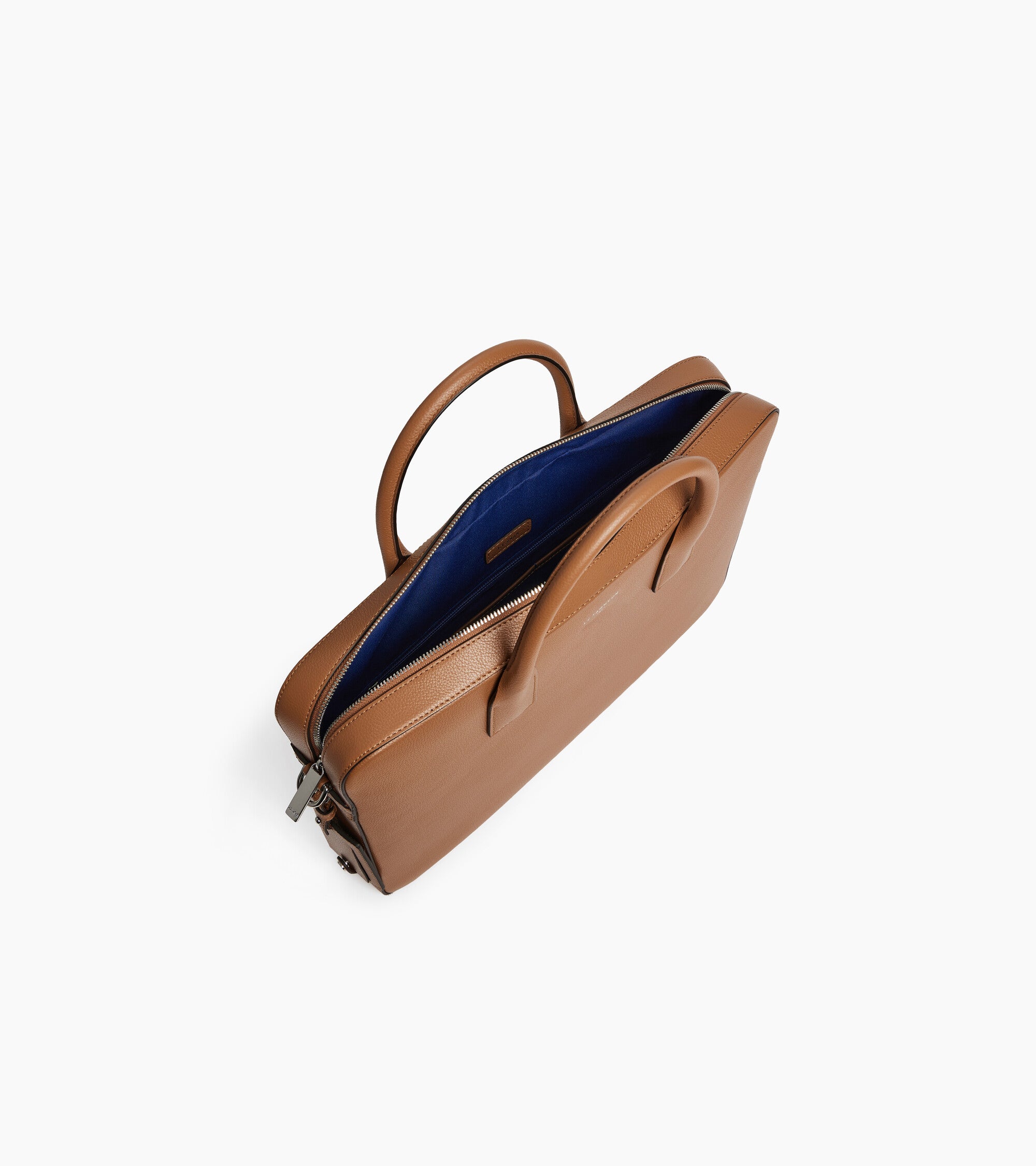 14"-Dokumententasche Emile aus genarbtem Leder