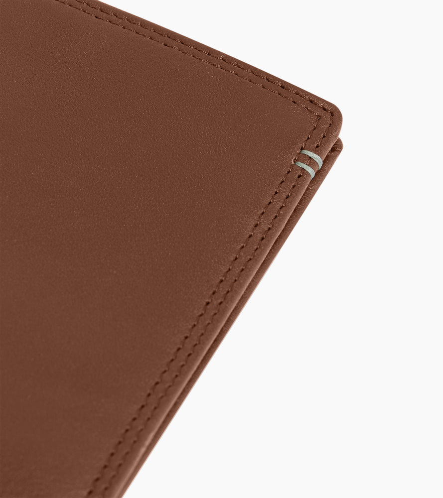 Tarjetero vertical Martin de cuero liso