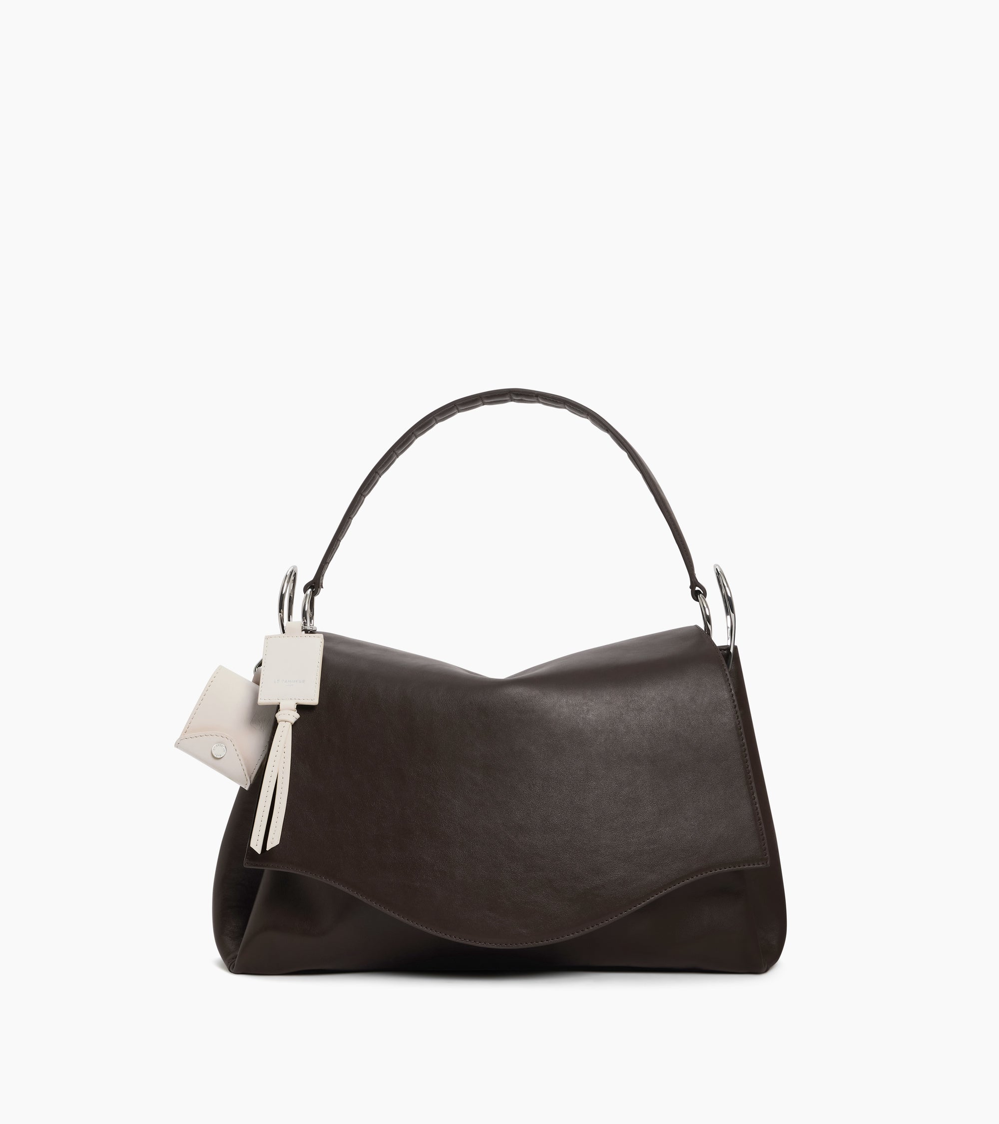 Porte post-it charms Mademoiselle Agnès en cuir lisse