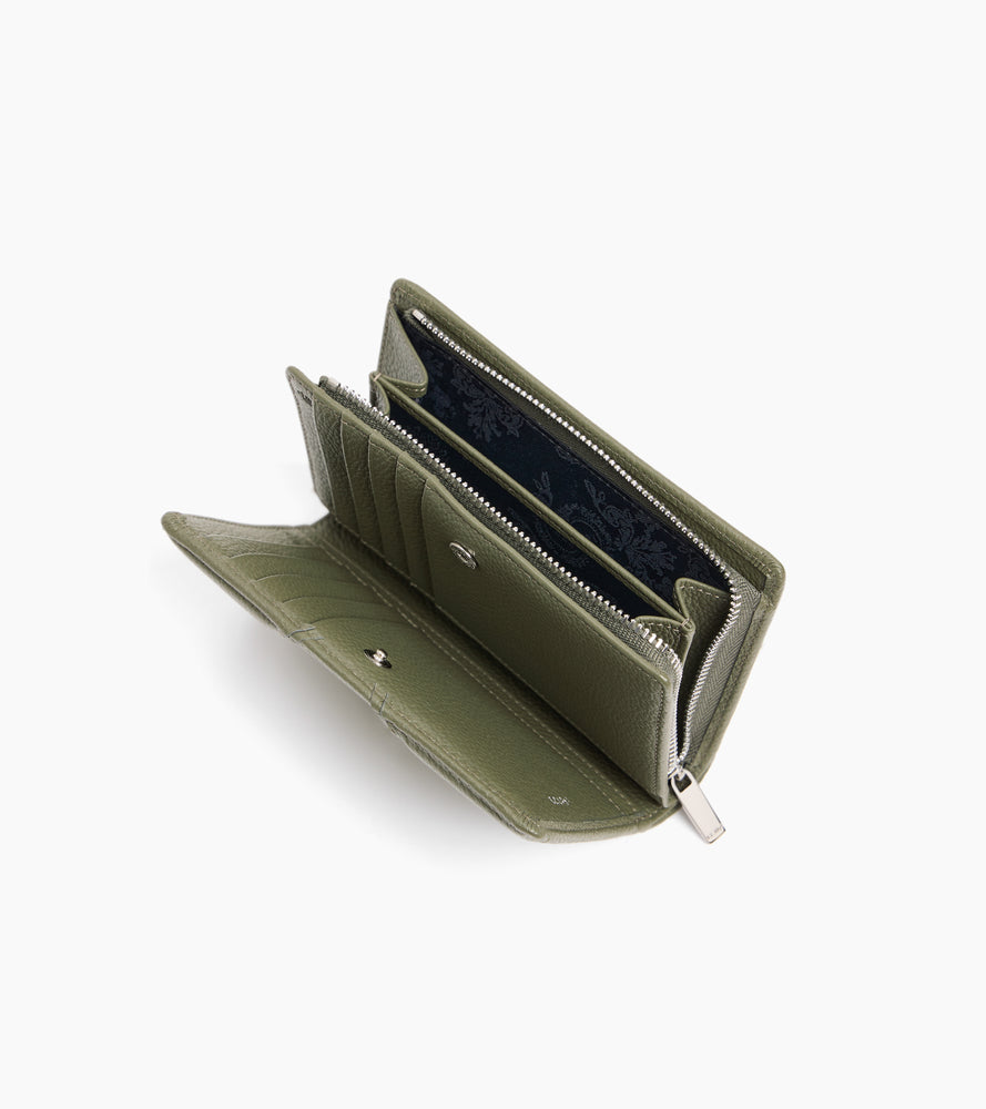 Cartera mediana modelo Ella de cuero granulado