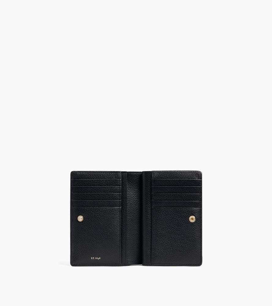 Mittelgroße Brieftasche Ella aus genarbtem Leder
