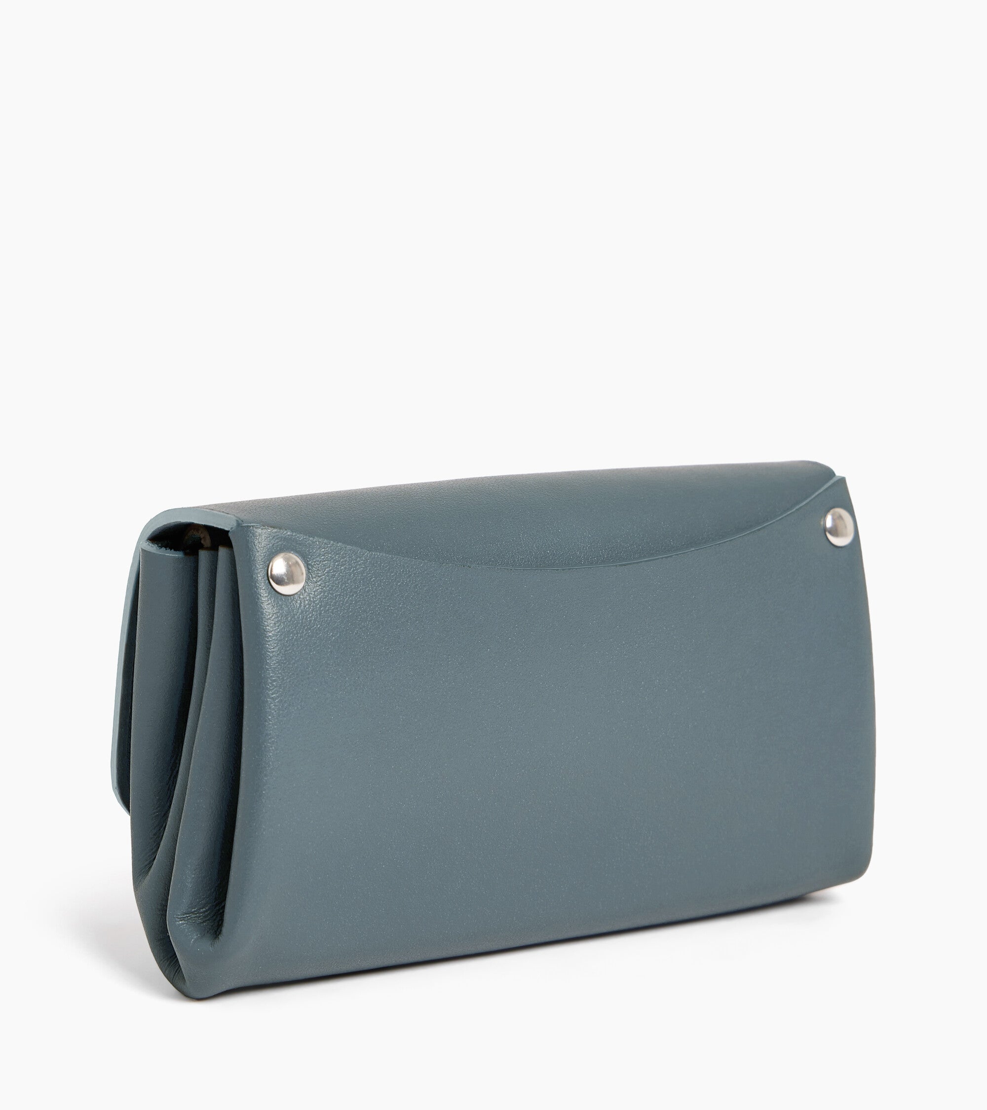 Porte monnaie Sans couture en cuir lisse