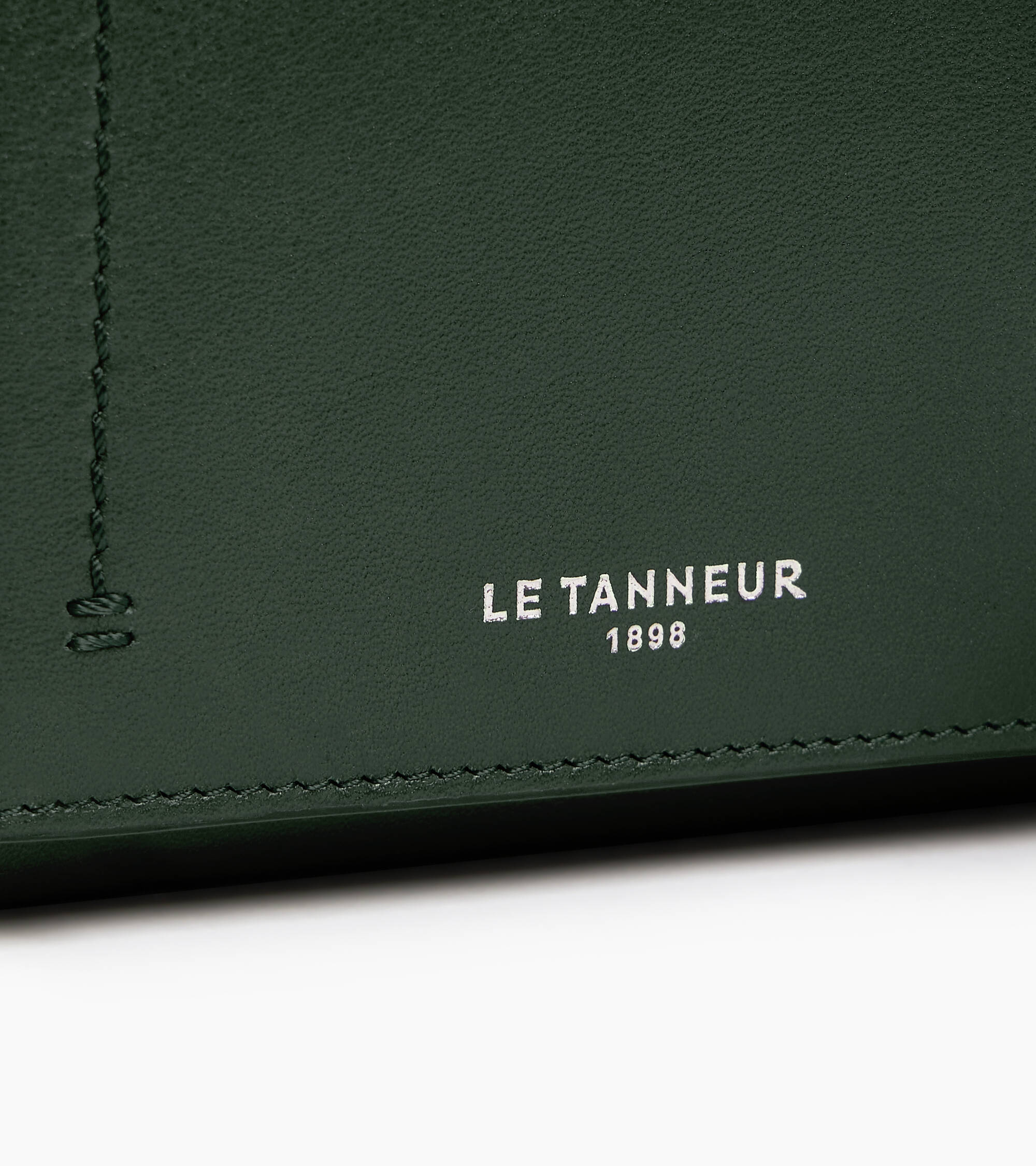 Kleine Brieftasche mit Klappe Louison aus Glattleder