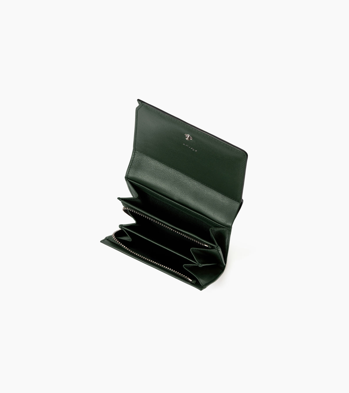 Kleine Brieftasche mit Klappe Louison aus Glattleder