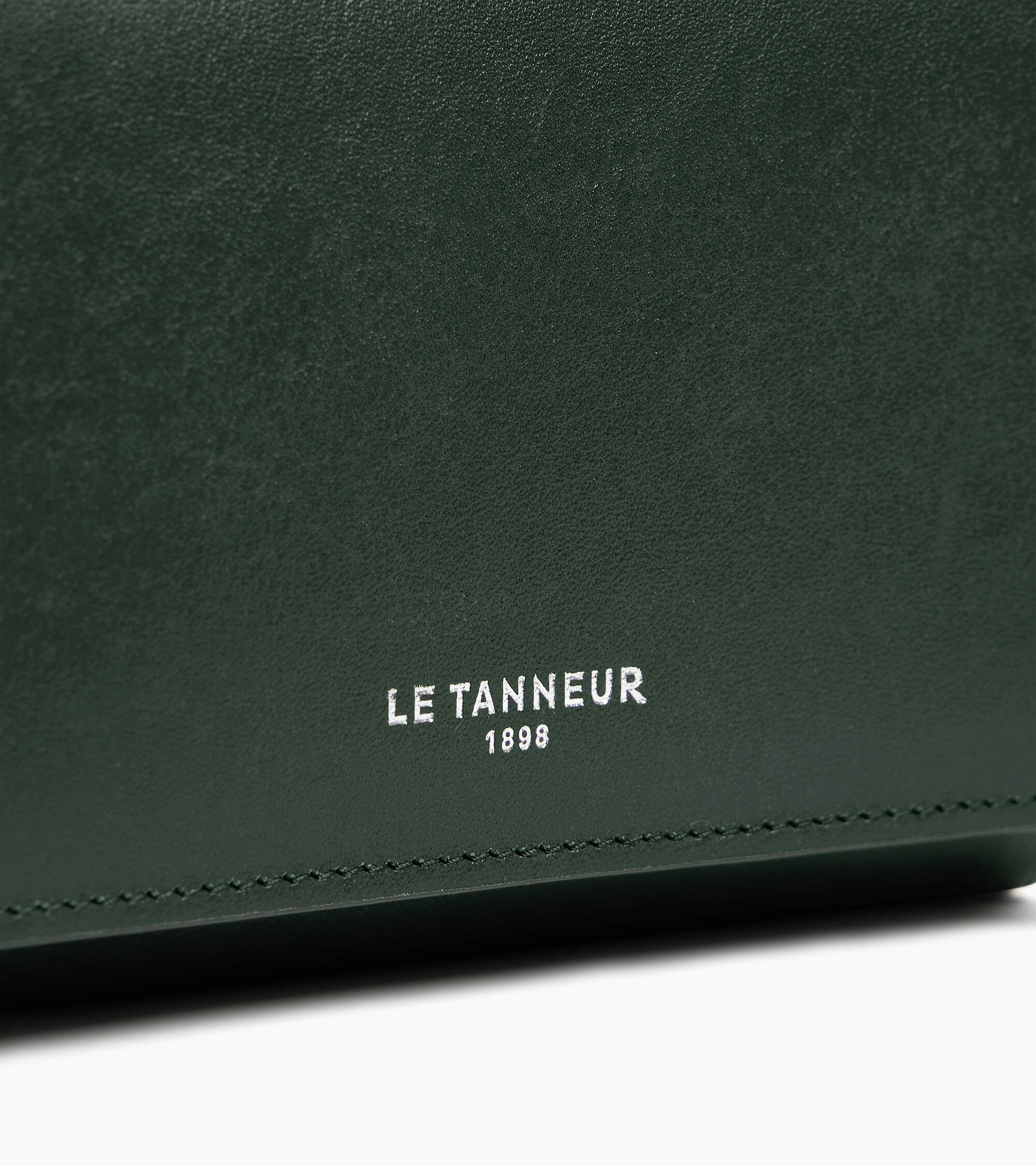 Mittelgroße Brieftasche mit Klappe Louison aus Glattleder